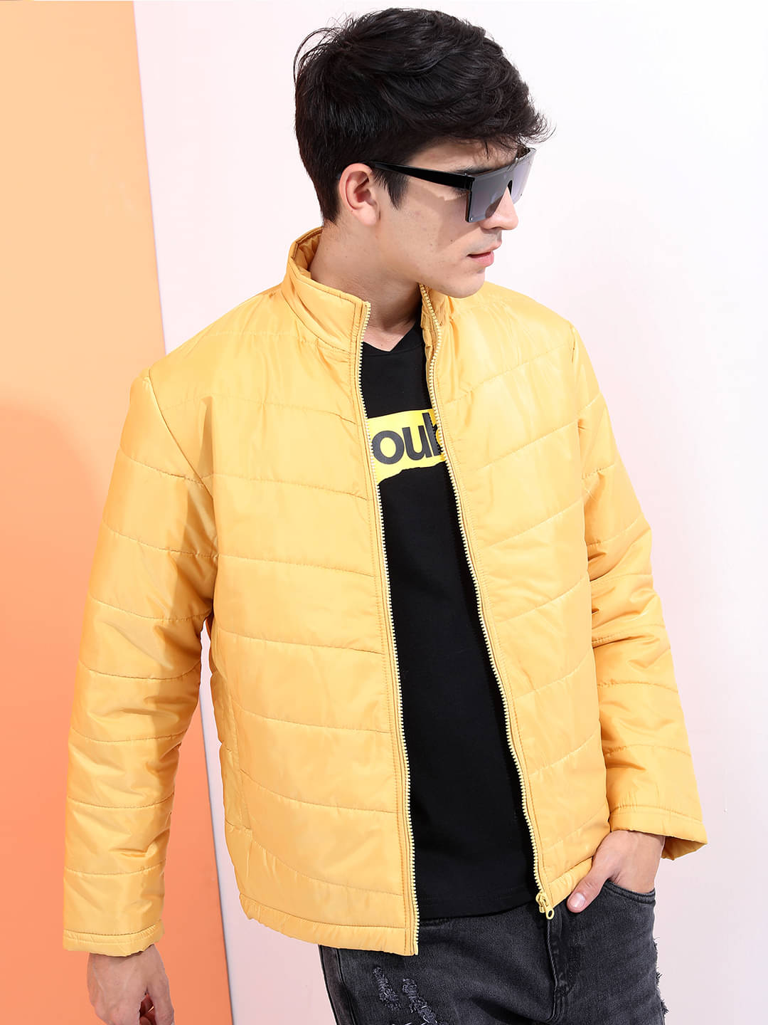 Highlander Polyester Men's Casual Jacket - Mustard ( Pack of 1 ) Highlander Polyester Men's Casual Jacket - Mustard ( Pack of 1 )