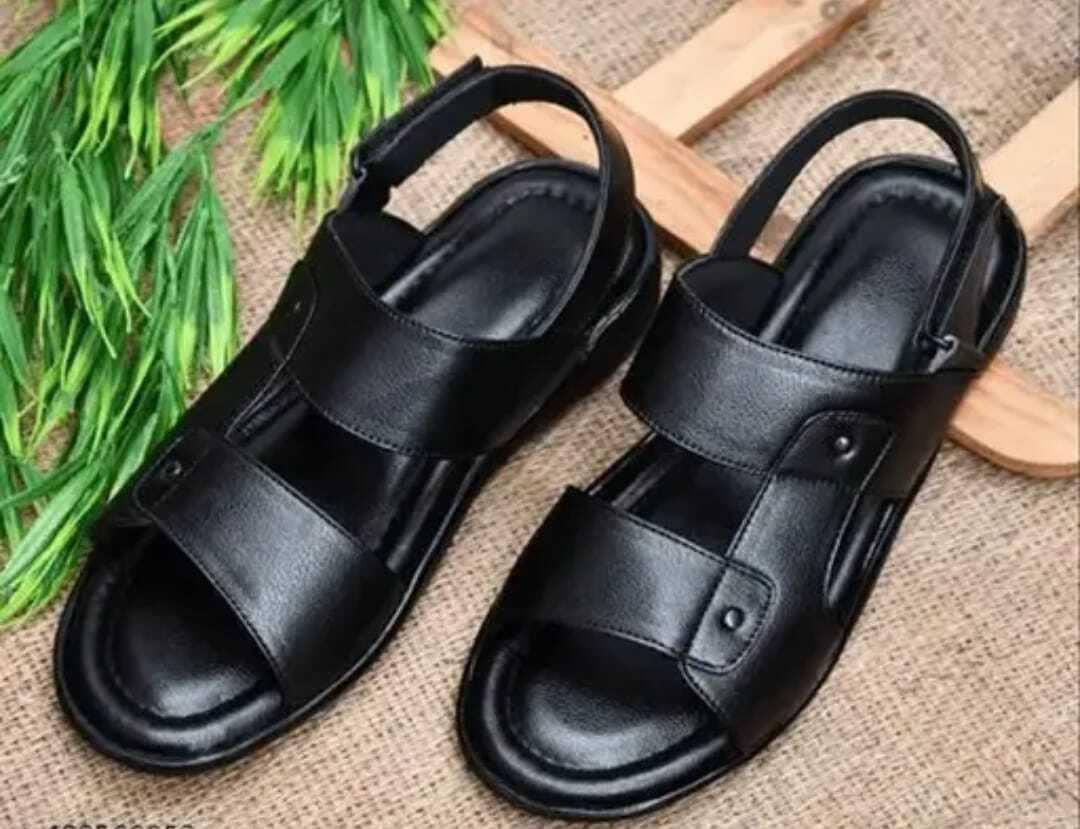 INFINITRENZ - Black Men's Sandals