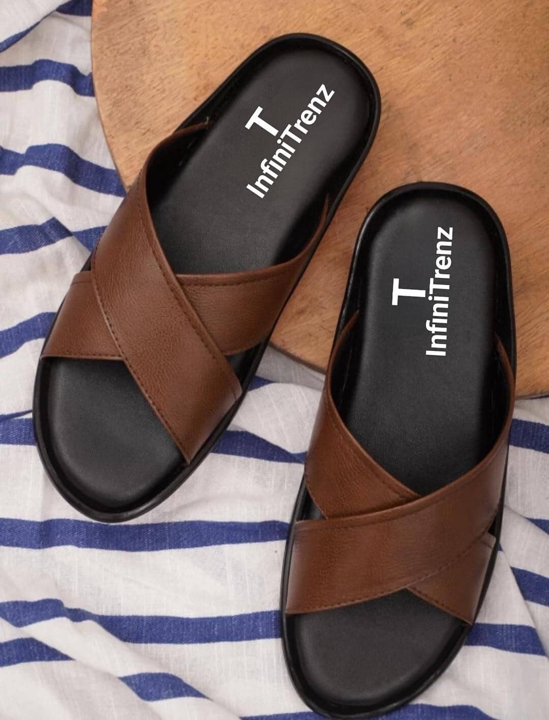 INFINITRENZ - Brown Men's Sandals