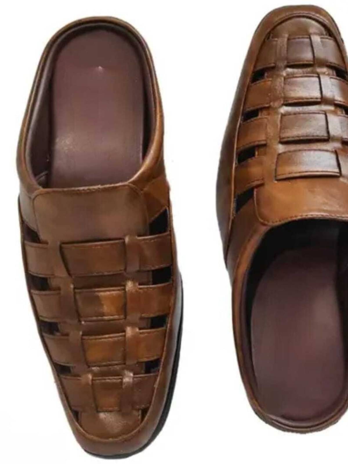     			INFINITRENZ - Brown Men's Sandals