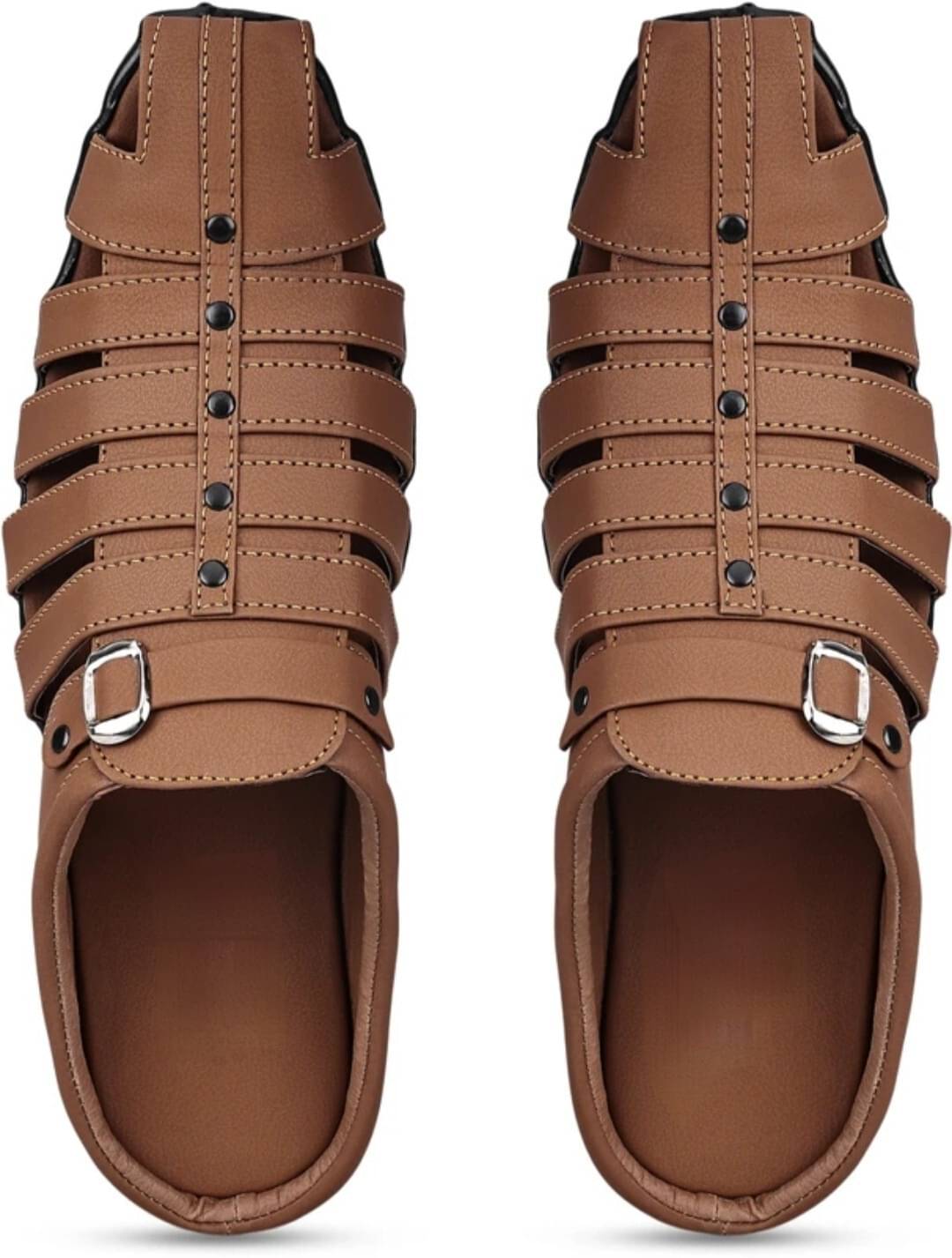     			INFINITRENZ - Tan Men's Sandals