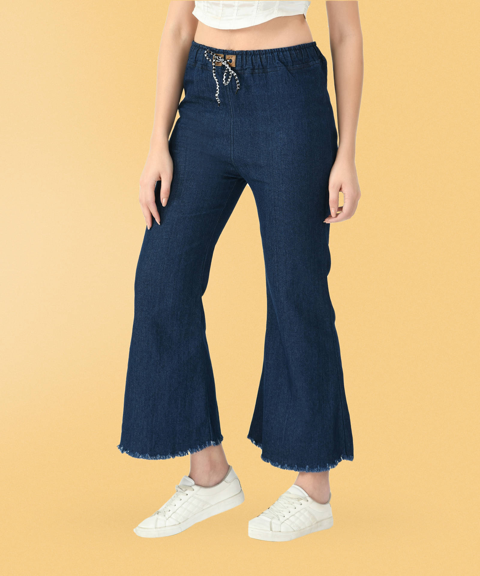     			NEUNK Women's Bootcut Mid-Rise Jeans ( Light Blue )