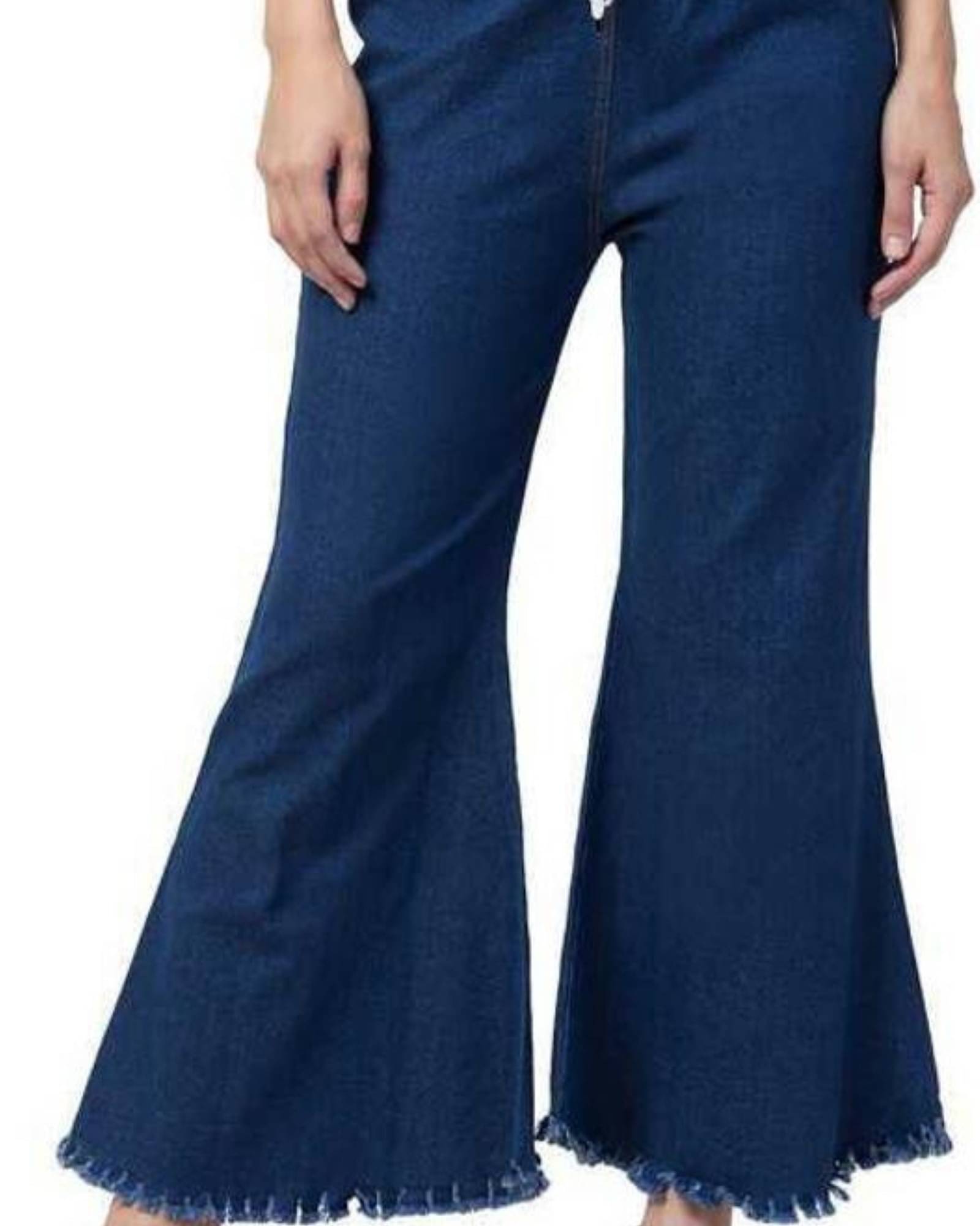     			NEUNK Women's Flared Mid-Rise Jeans ( Blue )