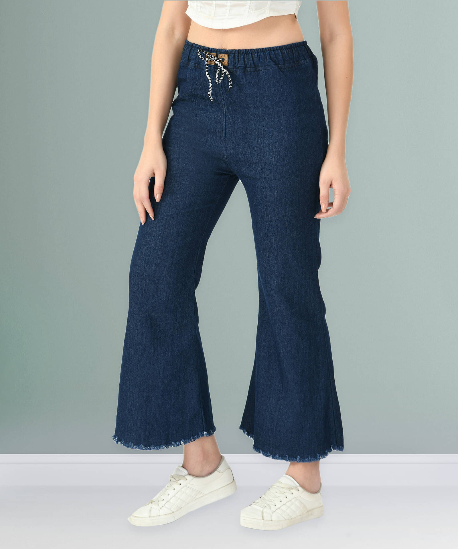     			NEUNK Women's Flared Mid-Rise Jeans ( Multicolor )