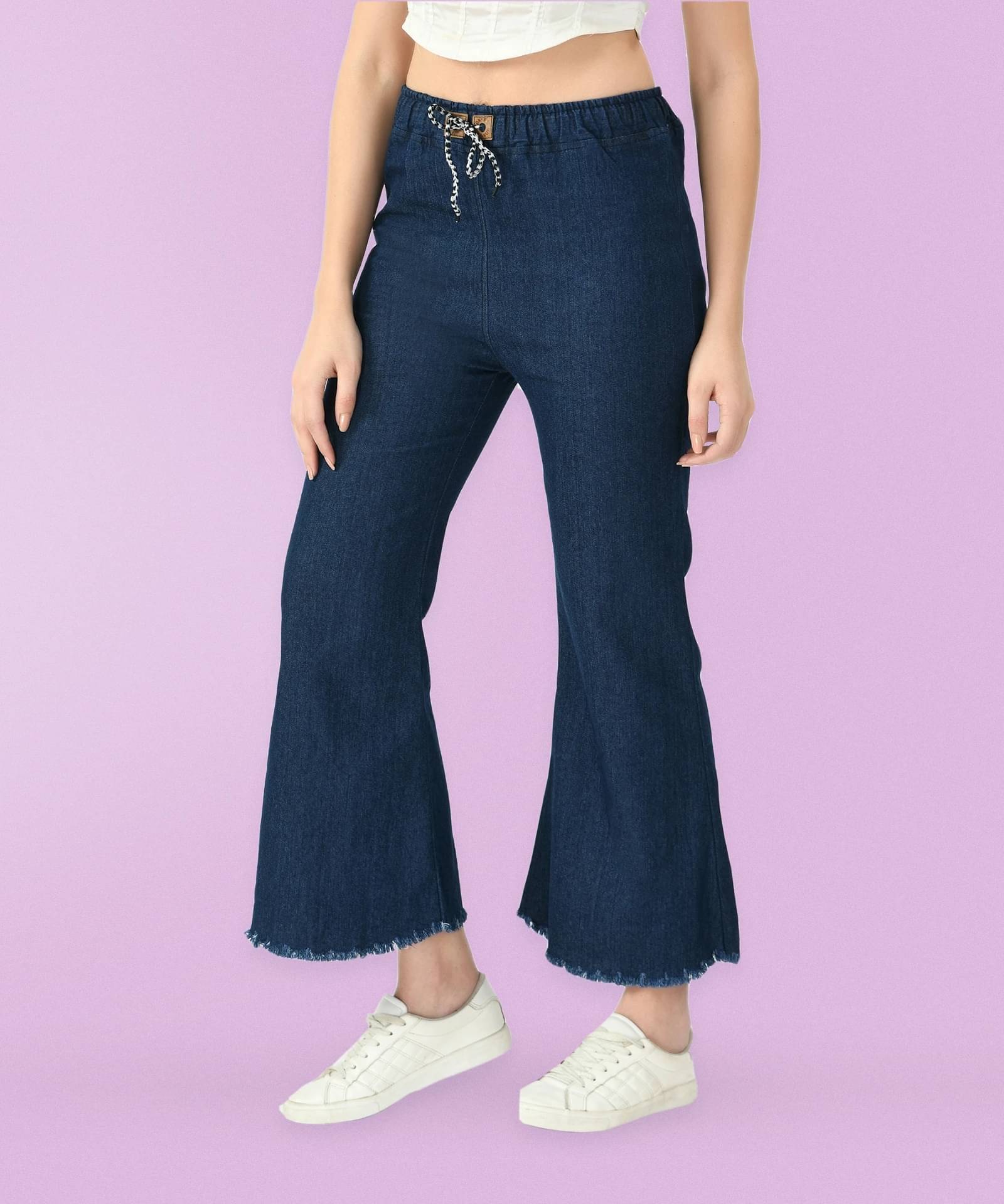    			NEUNK Women's Regular Fit Mid-Rise Jeans ( Dark Blue )