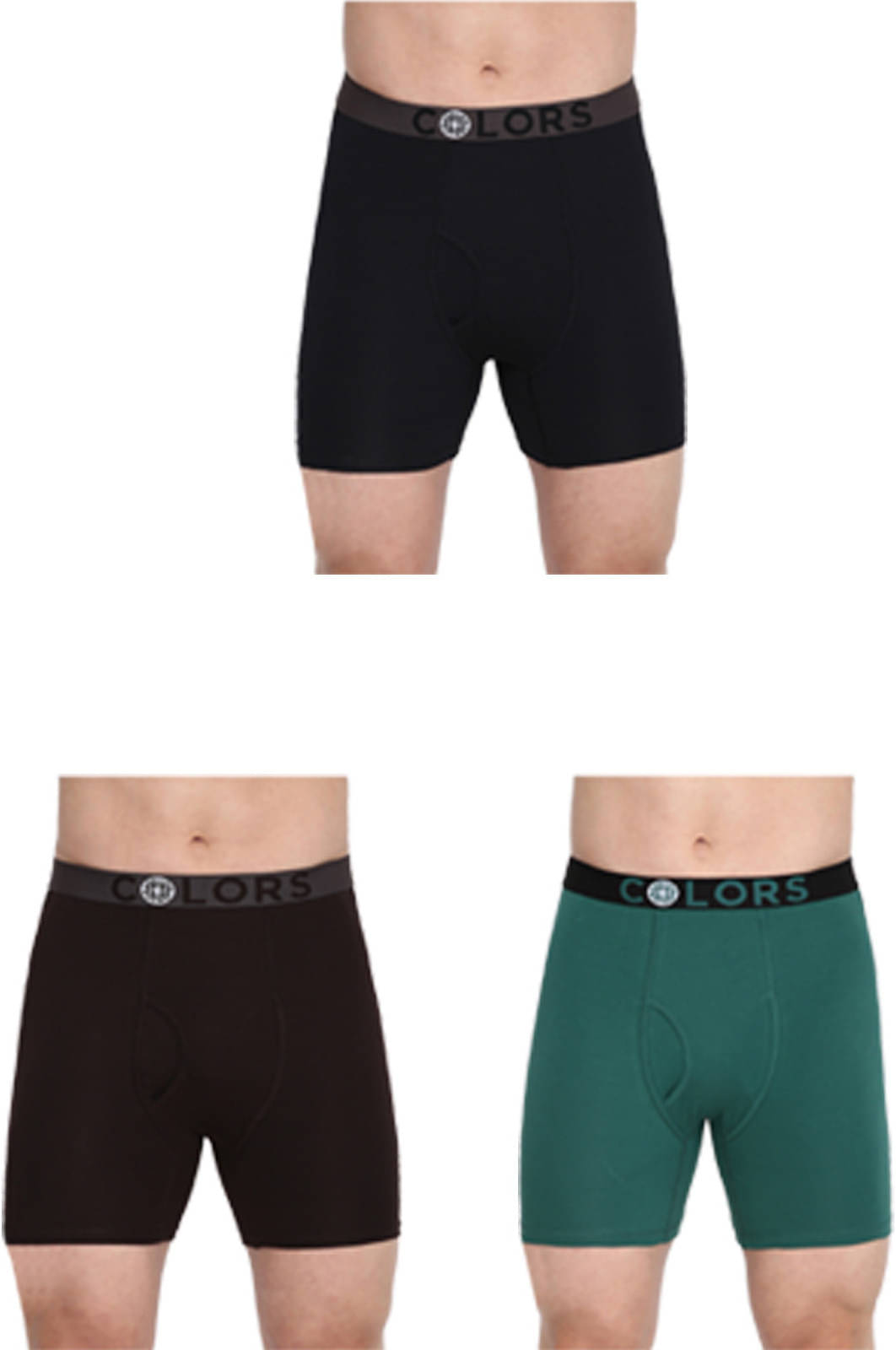 Rupa Frontline Pack of 3 Cotton Trunks For Men's ( Multicolor )     			Rupa Frontline Pack of 3 Cotton Trunks For Men's ( Multicolor )