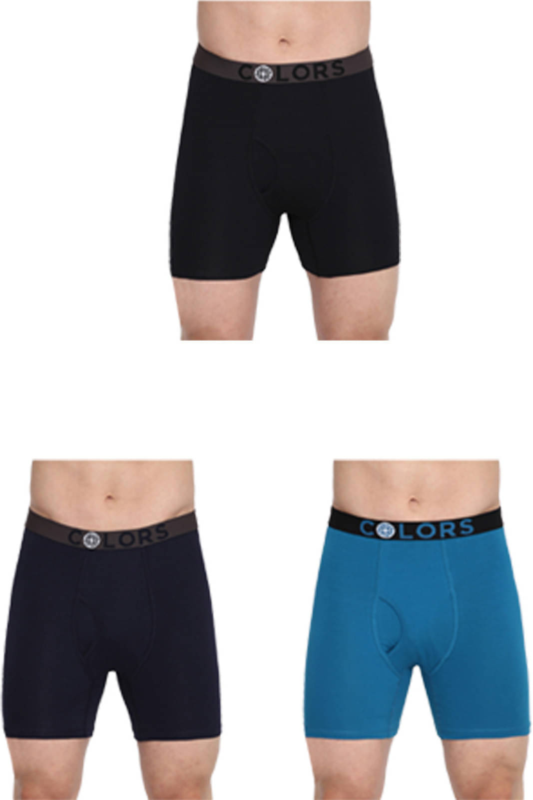     			Rupa Frontline Pack of 3 Cotton Trunks For Men's ( Multicolor )