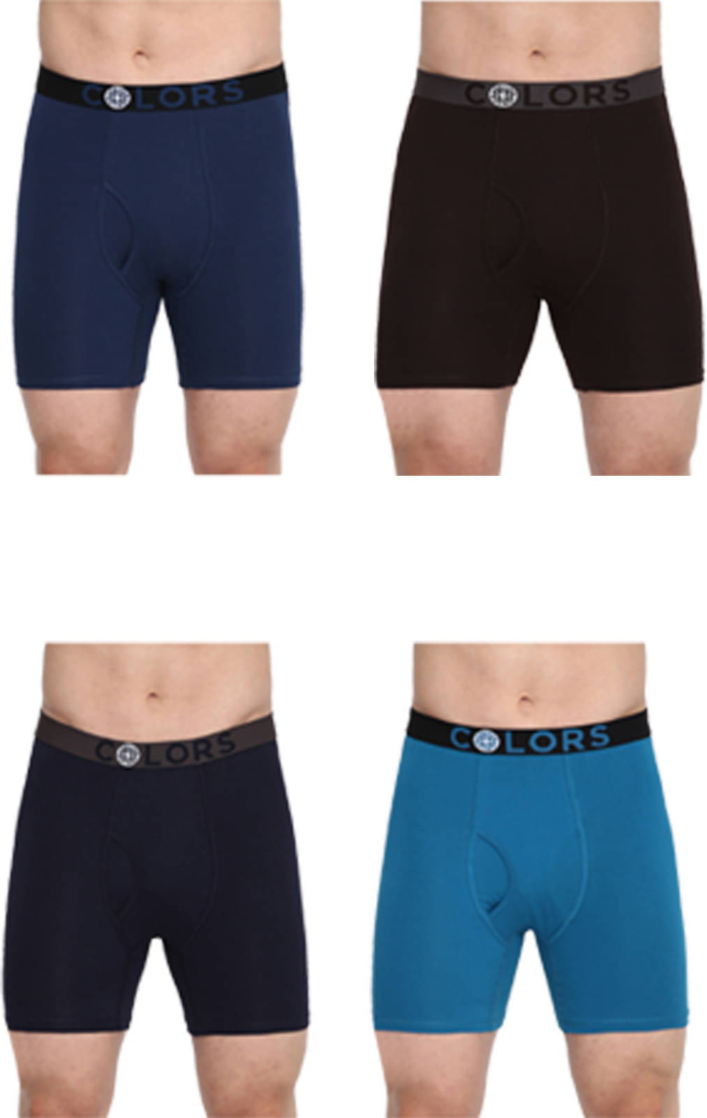     			Rupa Frontline Pack of 4 Cotton Trunks For Men's ( Multicolor )