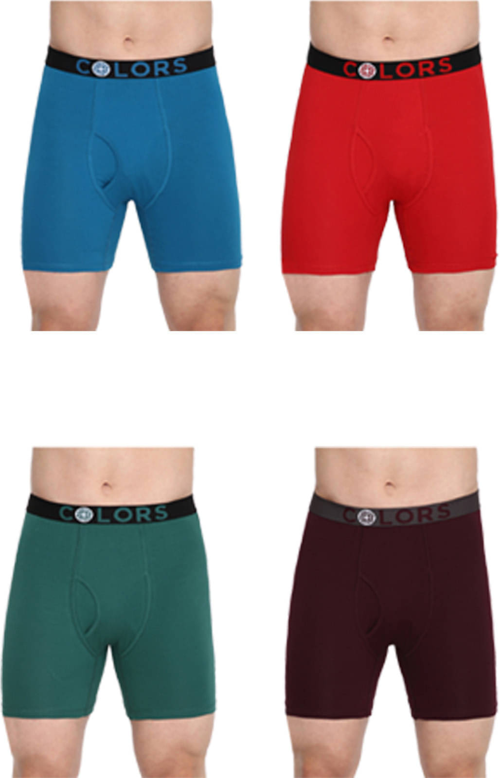     			Rupa Frontline Pack of 4 Cotton Trunks For Men's ( Multicolor )