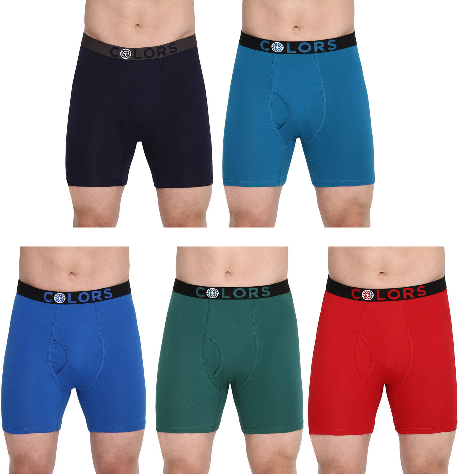 Rupa Frontline Pack of 5 Cotton Trunks For Men's ( Multicolor ) Rupa Frontline Pack of 5 Cotton Trunks For Men's ( Multicolor )