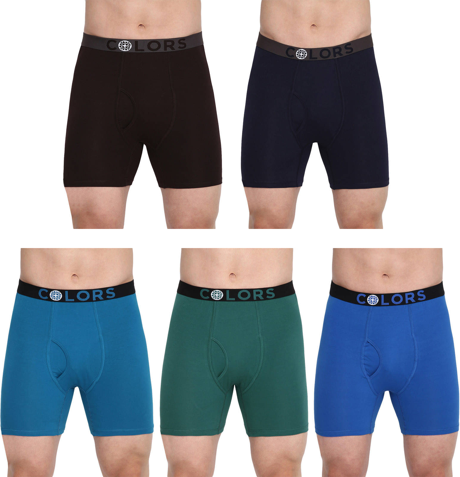 Rupa Frontline Pack of 5 Cotton Trunks For Men's ( Multicolor ) Rupa Frontline Pack of 5 Cotton Trunks For Men's ( Multicolor )