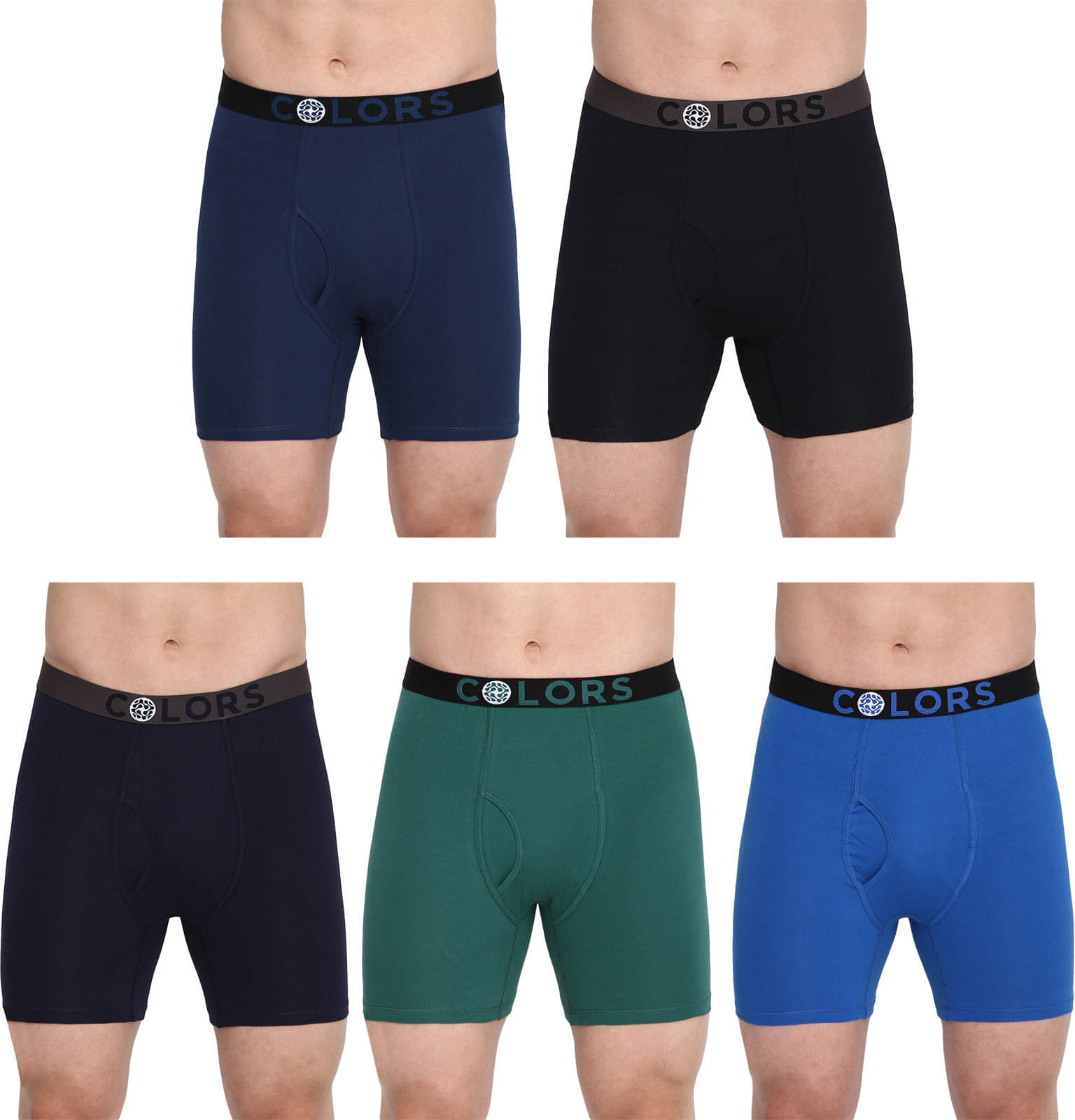 Rupa Frontline Pack of 5 Cotton Trunks For Men's ( Multicolor ) Rupa Frontline Pack of 5 Cotton Trunks For Men's ( Multicolor )
