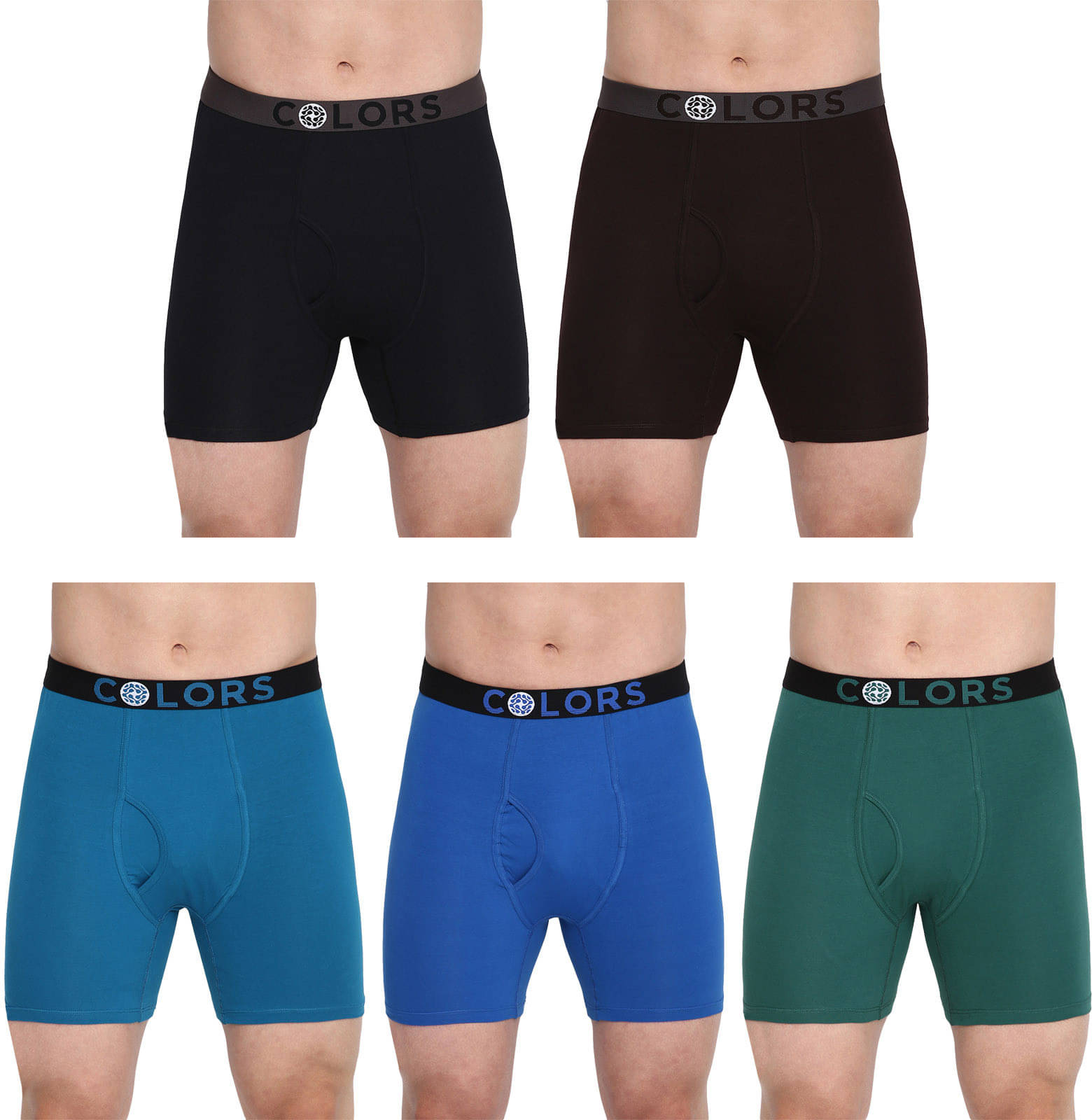 Rupa Frontline Pack of 5 Cotton Trunks For Men's ( Multicolor ) Rupa Frontline Pack of 5 Cotton Trunks For Men's ( Multicolor )