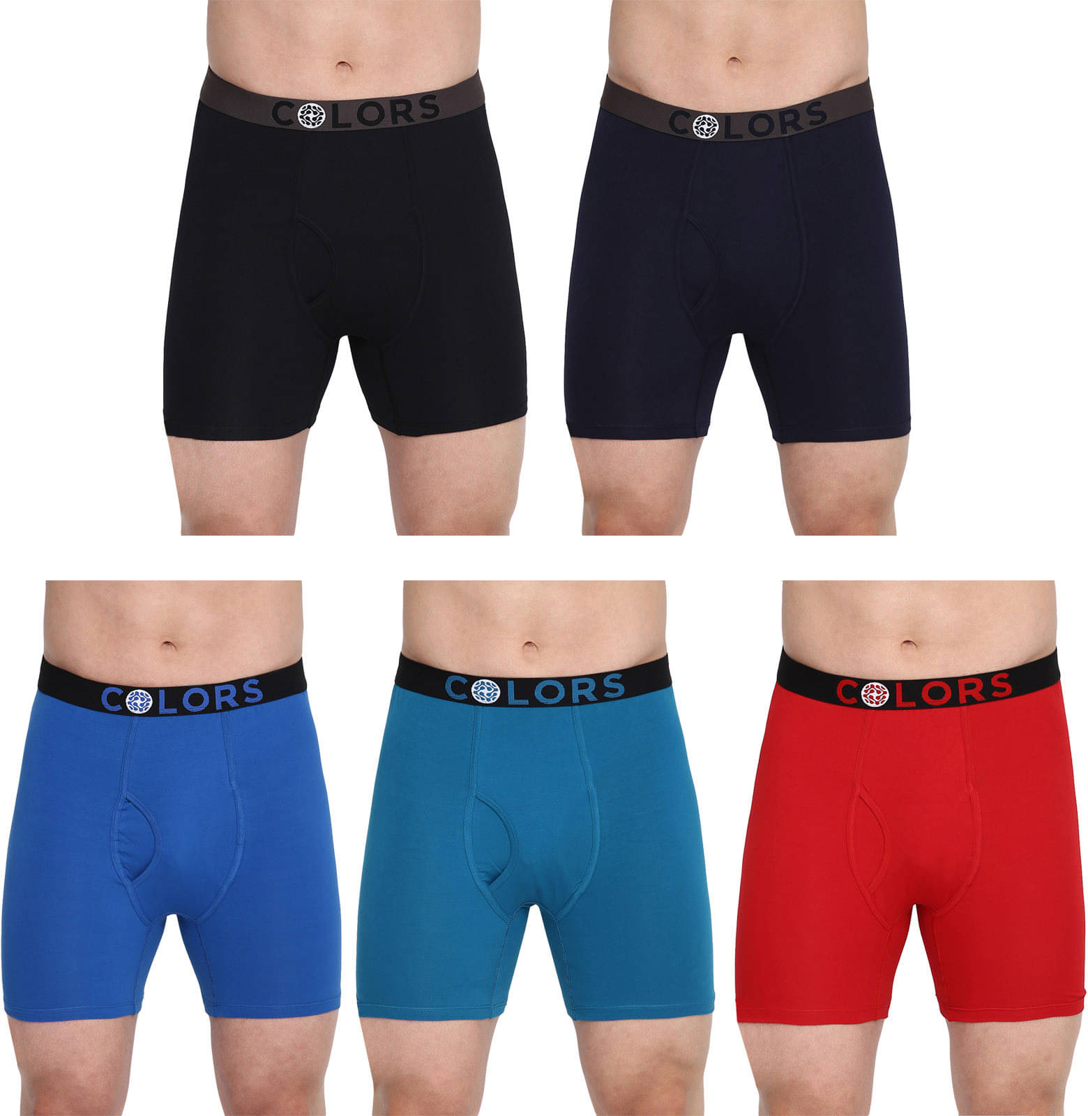 Rupa Frontline Pack of 5 Cotton Trunks For Men's ( Multicolor ) Rupa Frontline Pack of 5 Cotton Trunks For Men's ( Multicolor )