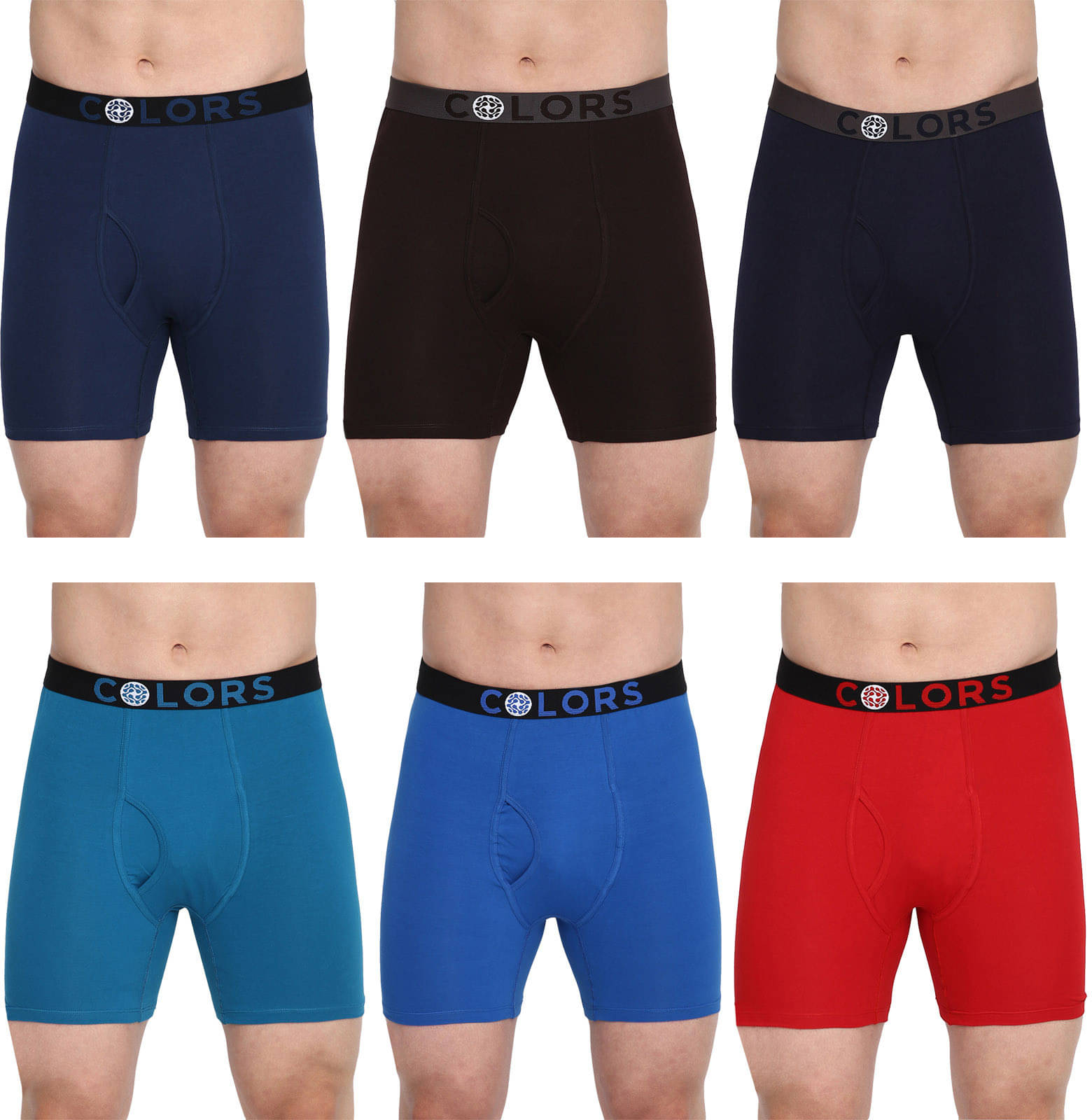 Rupa Frontline Pack of 6 Cotton Trunks For Men's ( Multicolor )     			Rupa Frontline Pack of 6 Cotton Trunks For Men's ( Multicolor )