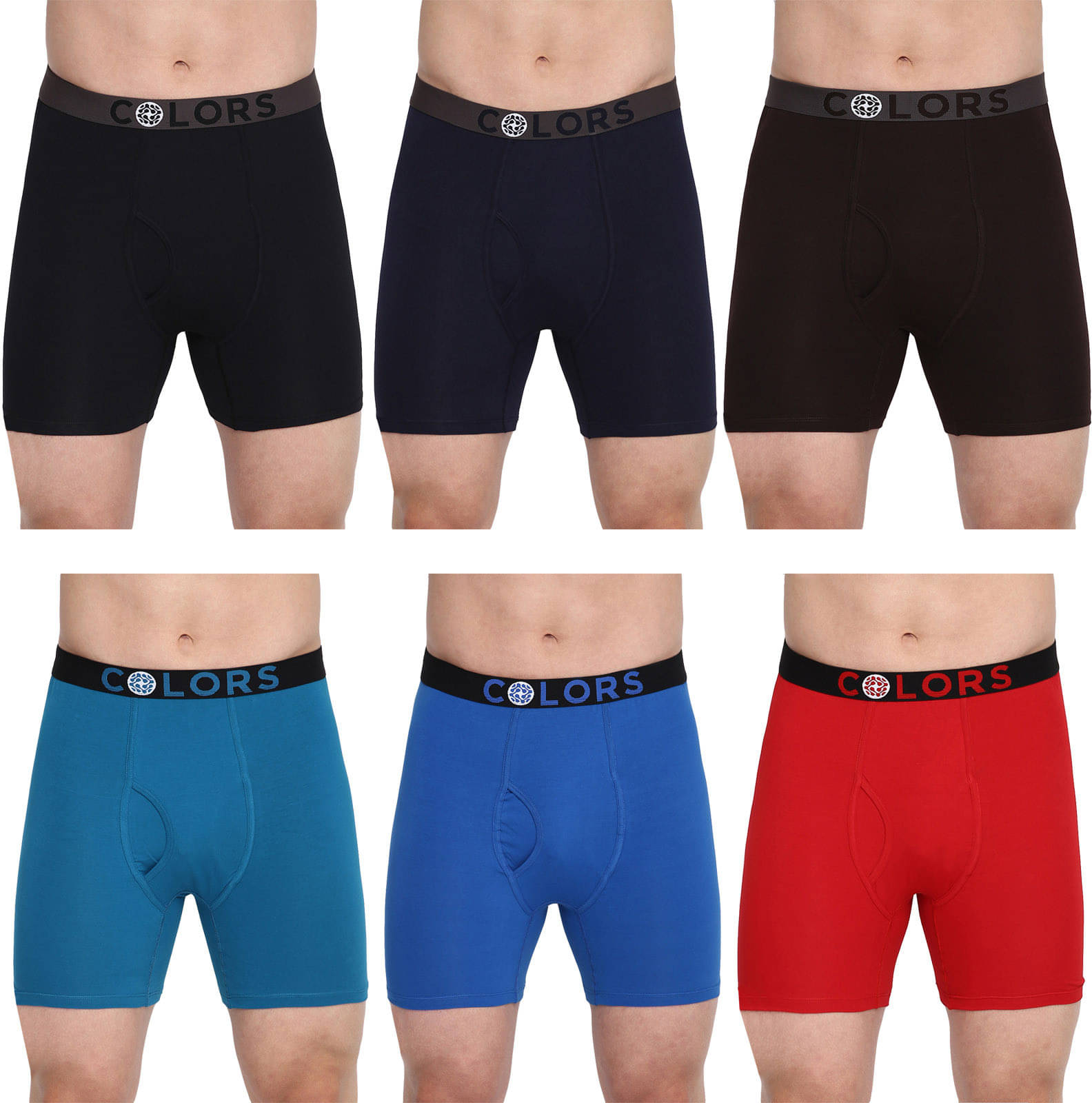 Rupa Frontline Pack of 6 Cotton Trunks For Men's ( Multicolor )     			Rupa Frontline Pack of 6 Cotton Trunks For Men's ( Multicolor )