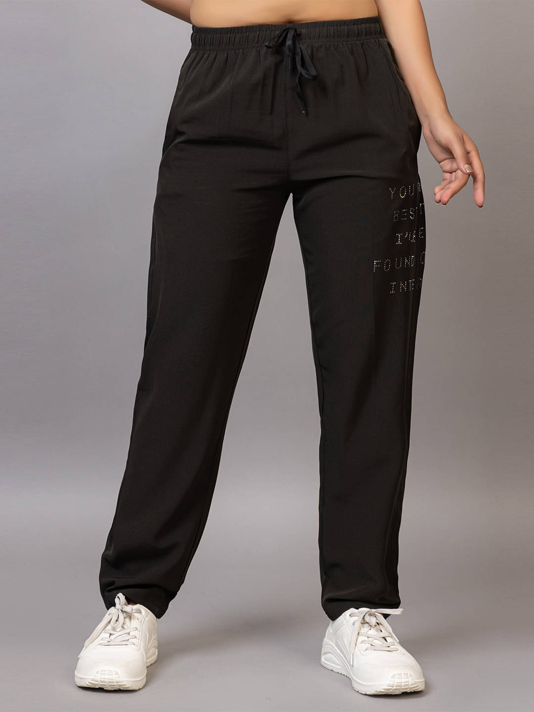     			Xenios Black Cotton Blend Women's Nightwear Pyjama ( Pack of 1 )