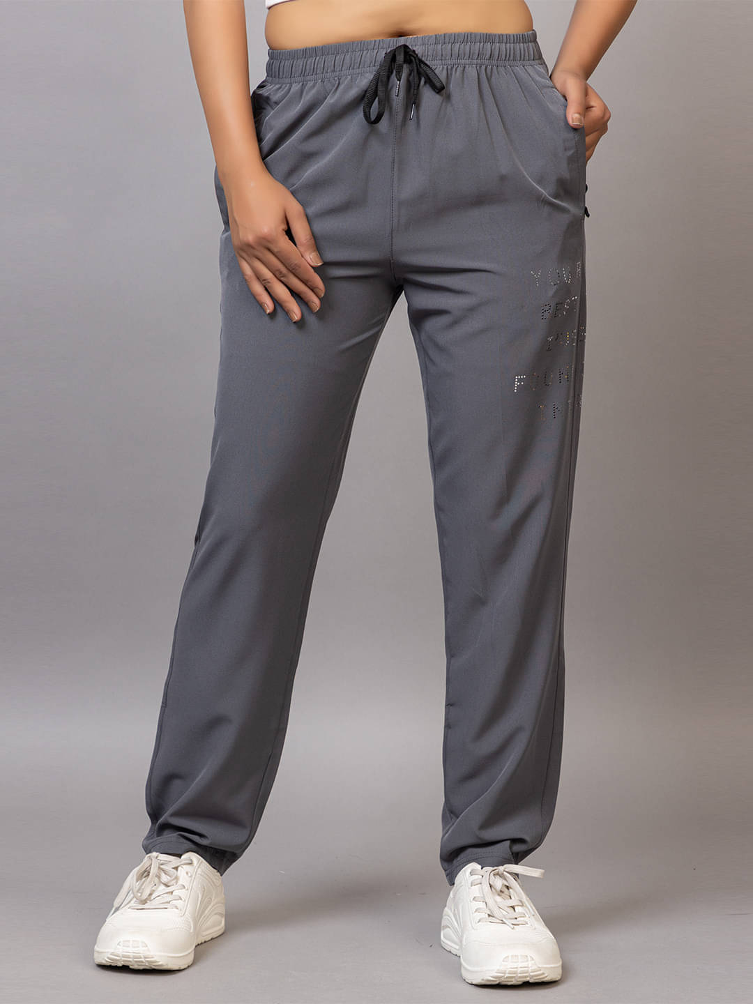     			Xenios Grey Cotton Blend Women's Nightwear Pyjama ( Pack of 1 )
