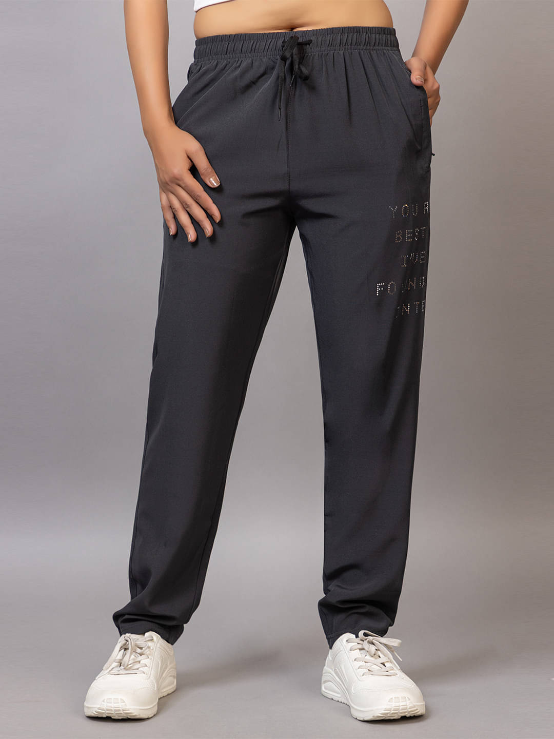     			Xenios Grey Cotton Blend Women's Nightwear Pyjama ( Pack of 1 )