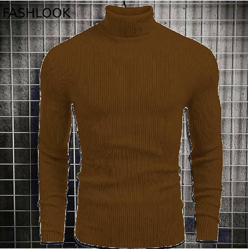     			freaks Woollen High Neck Men's Sweatshirt - Brown ( Pack of 1 )