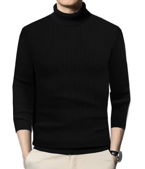 freaks Woollen High Neck Men's Sweatshirt - Brown ( Pack of 1 )