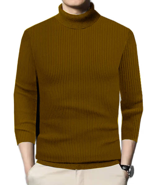 freaks Woollen High Neck Men's Sweatshirt - Brown ( Pack of 1 )     			freaks Woollen High Neck Men's Sweatshirt - Brown ( Pack of 1 )