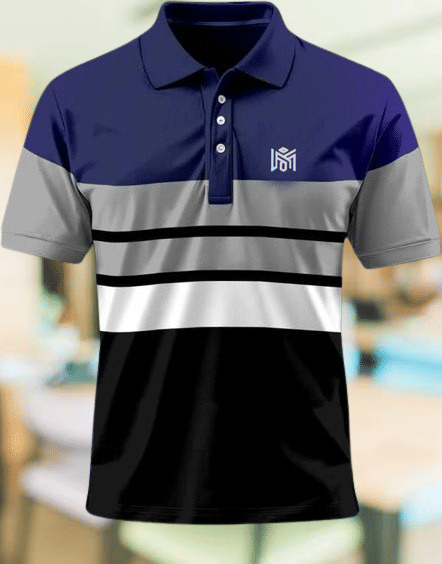     			Lynx ent Men Cotton Blend Regular Fit Solid Polo T Shirt ( Blue )
