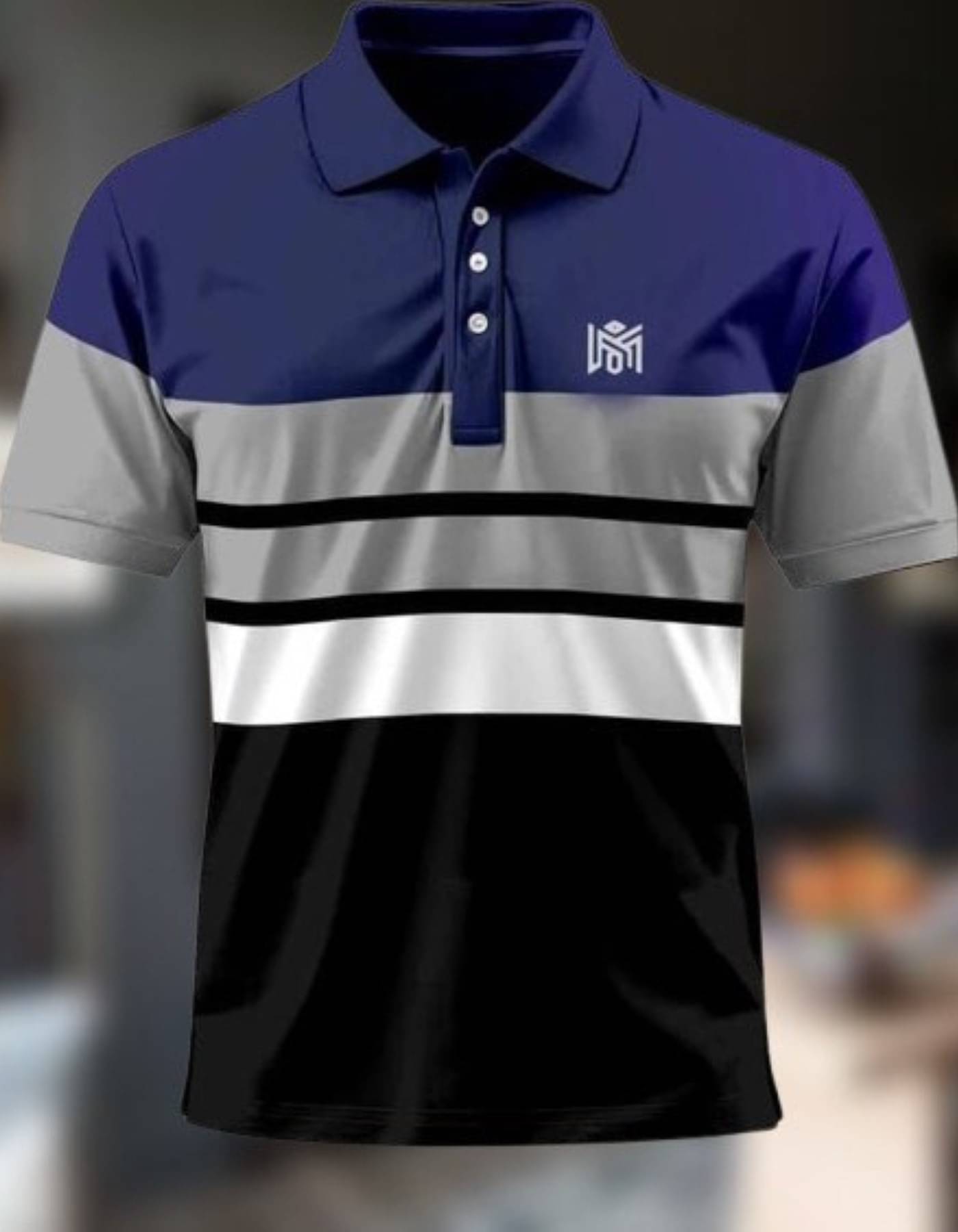     			Lynx ent Men Cotton Blend Regular Fit Solid Polo T Shirt ( Blue )