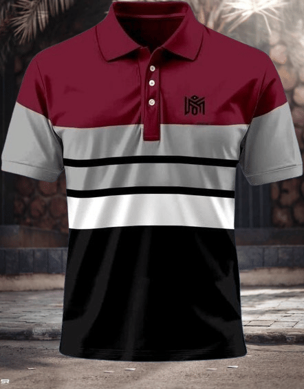 Lynx ent Men Cotton Blend Regular Fit Solid Polo T Shirt ( Maroon ) Lynx ent Men Cotton Blend Regular Fit Solid Polo T Shirt ( Maroon )