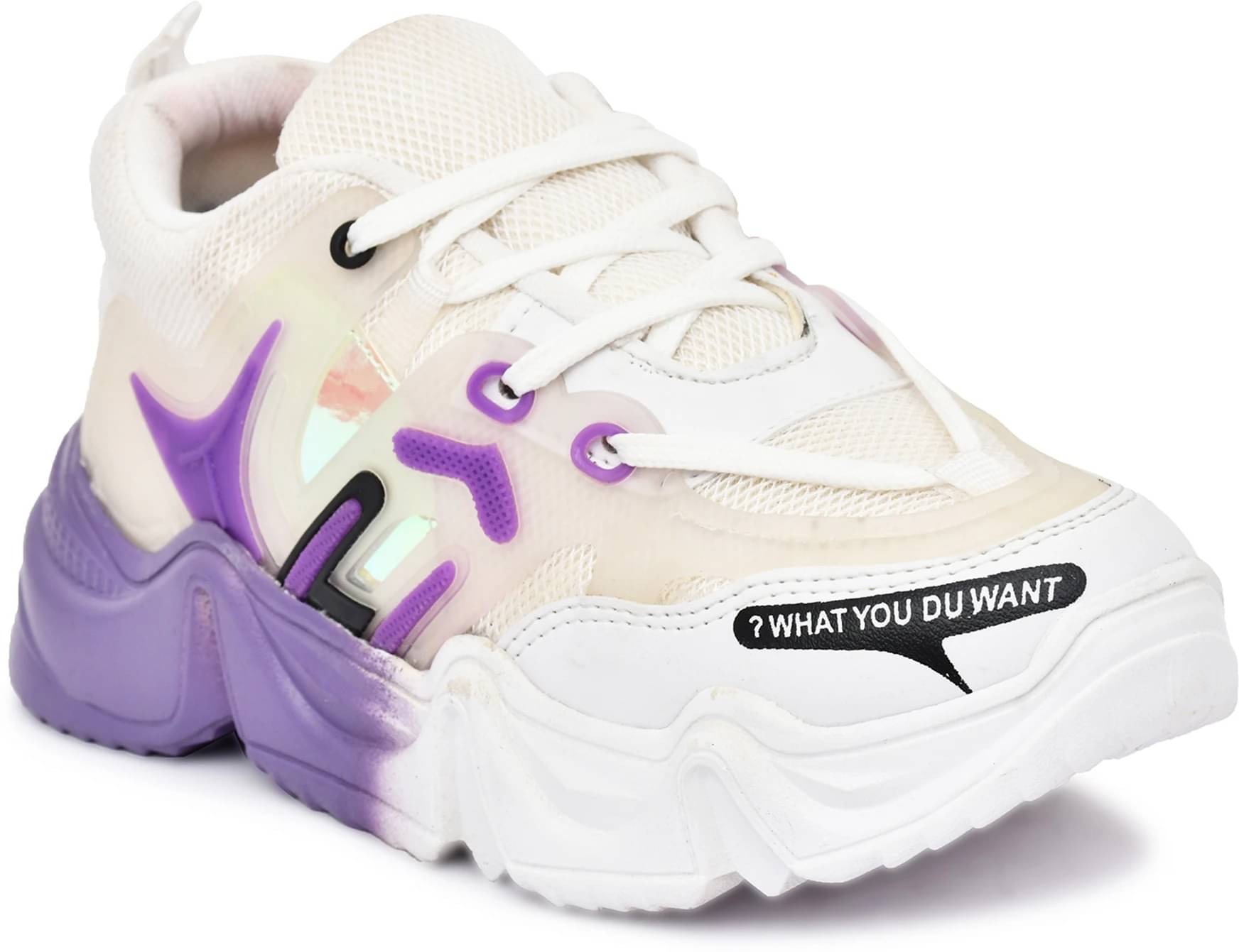    			OZJI - Purple Women's Running Shoes