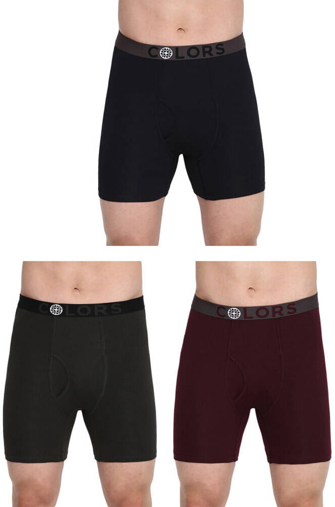    			Rupa Frontline Pack of 3 Cotton Trunks For Men's ( Multicolor )