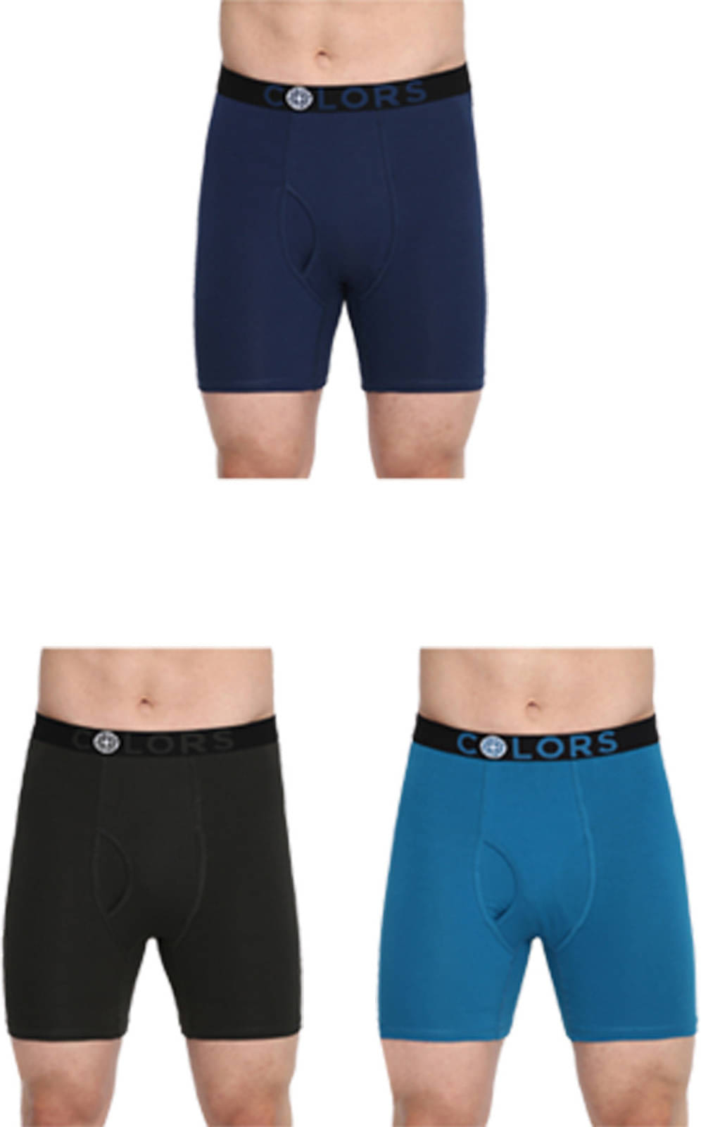     			Rupa Frontline Pack of 3 Cotton Trunks For Men's ( Multicolor )