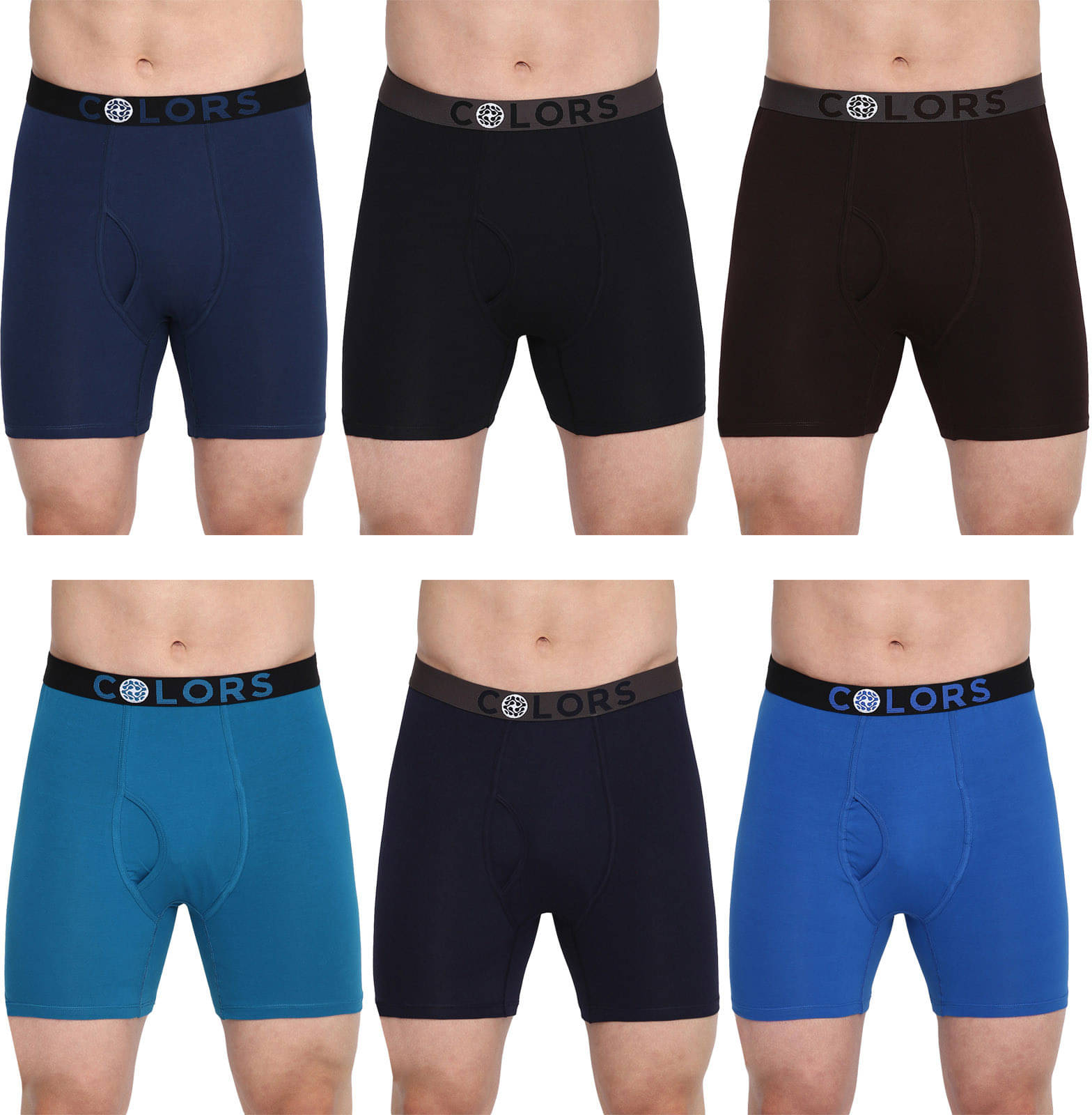Rupa Frontline Pack of 6 Cotton Trunks For Men's ( Multicolor )     			Rupa Frontline Pack of 6 Cotton Trunks For Men's ( Multicolor )