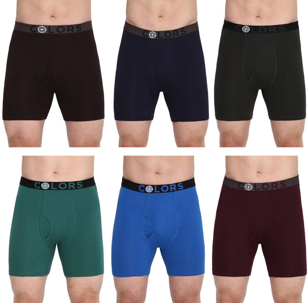     			Rupa Frontline Pack of 6 Cotton Trunks For Men's ( Multicolor )