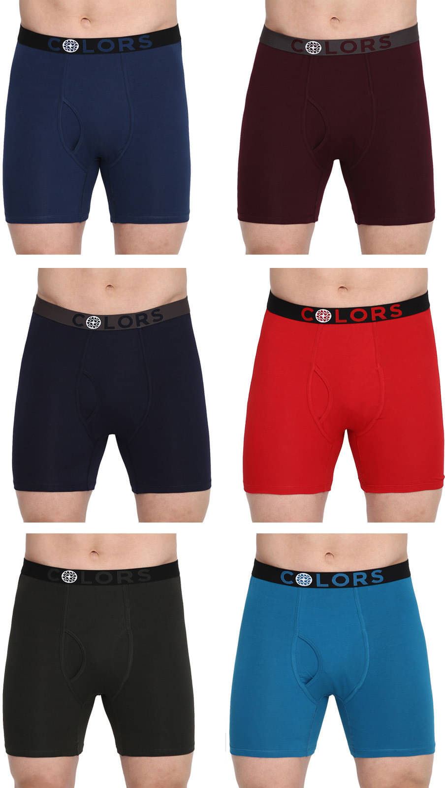 Rupa Frontline Pack of 6 Cotton Trunks For Men's ( Multicolor )     			Rupa Frontline Pack of 6 Cotton Trunks For Men's ( Multicolor )