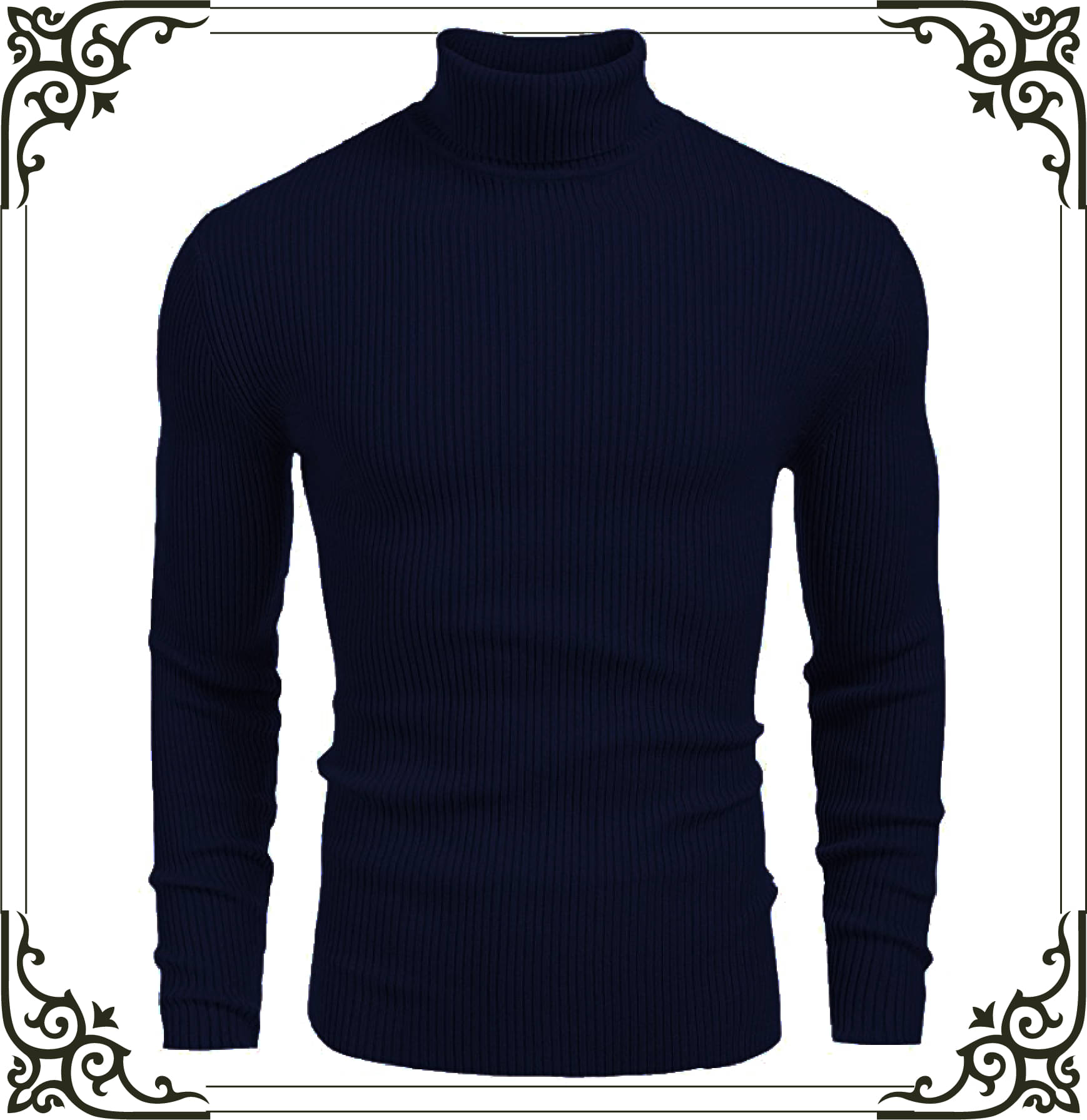 freaks Woollen High Neck Men's Sweatshirt - Navy ( Pack of 1 ) freaks Woollen High Neck Men's Sweatshirt - Navy ( Pack of 1 )