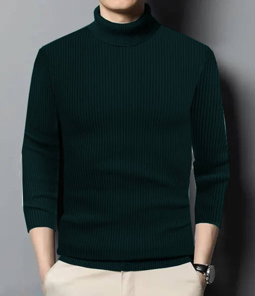 freaks Woollen High Neck Men's Sweatshirt - Green ( Pack of 1 ) freaks Woollen High Neck Men's Sweatshirt - Green ( Pack of 1 )