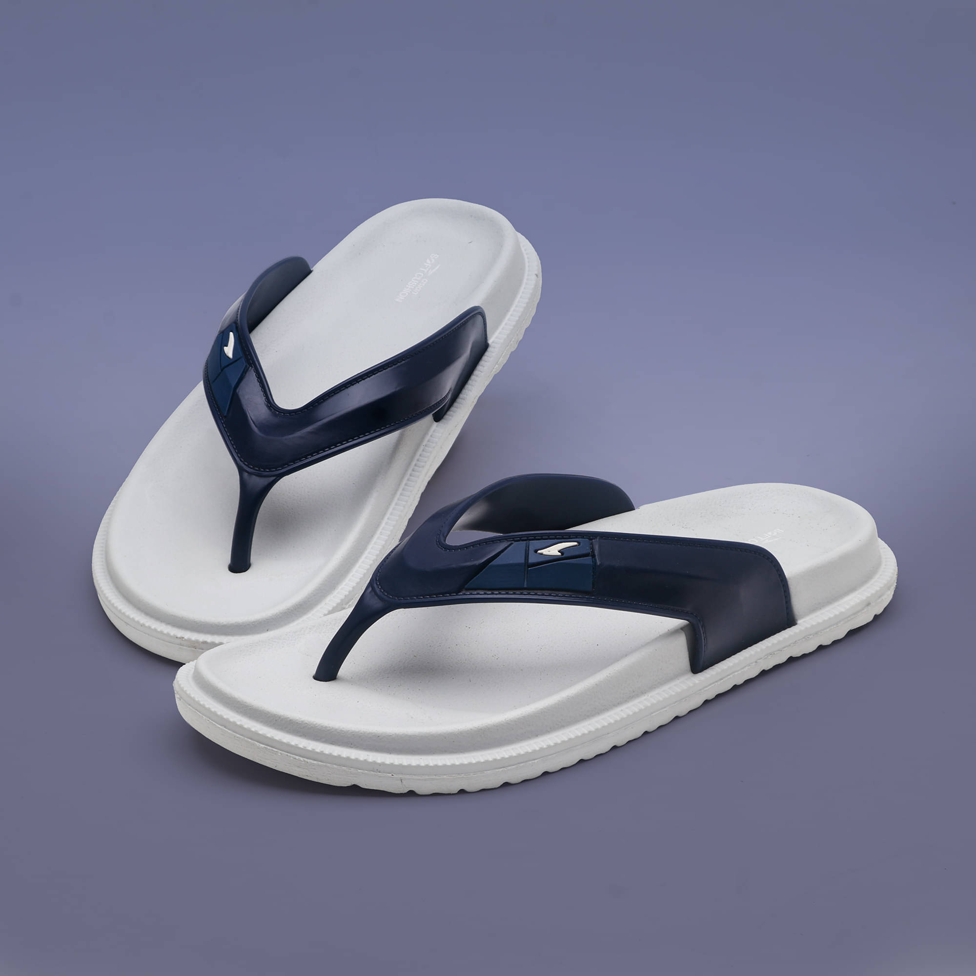     			ASIAN Navy Men's Thong Flip Flop