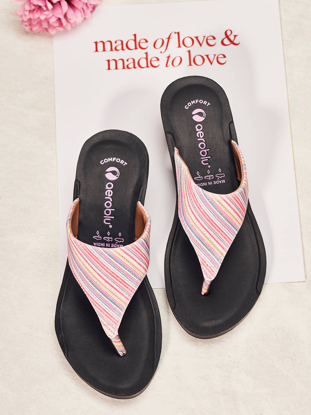     			Aeroblu Pink Women's Slipper