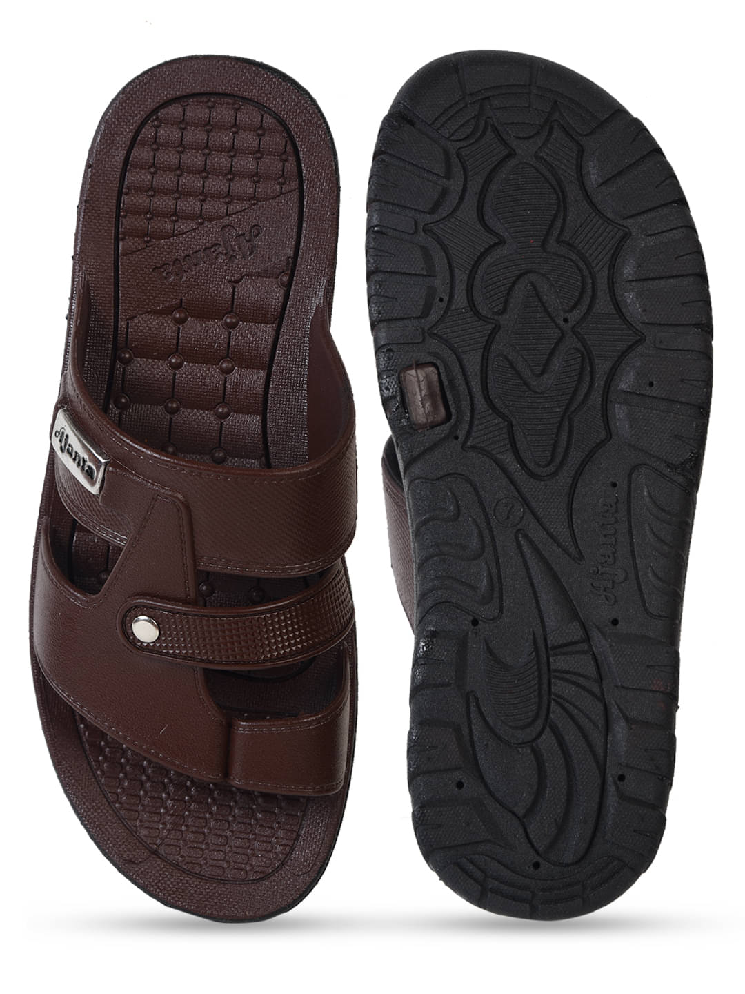     			Ajanta - Black Men's Sandals