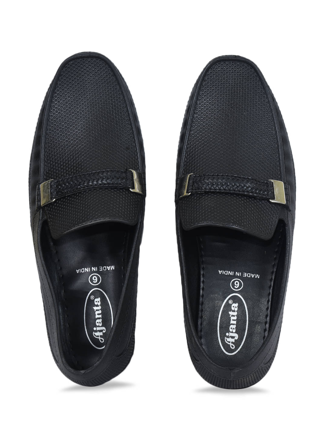     			Ajanta Black Men's Slip on
