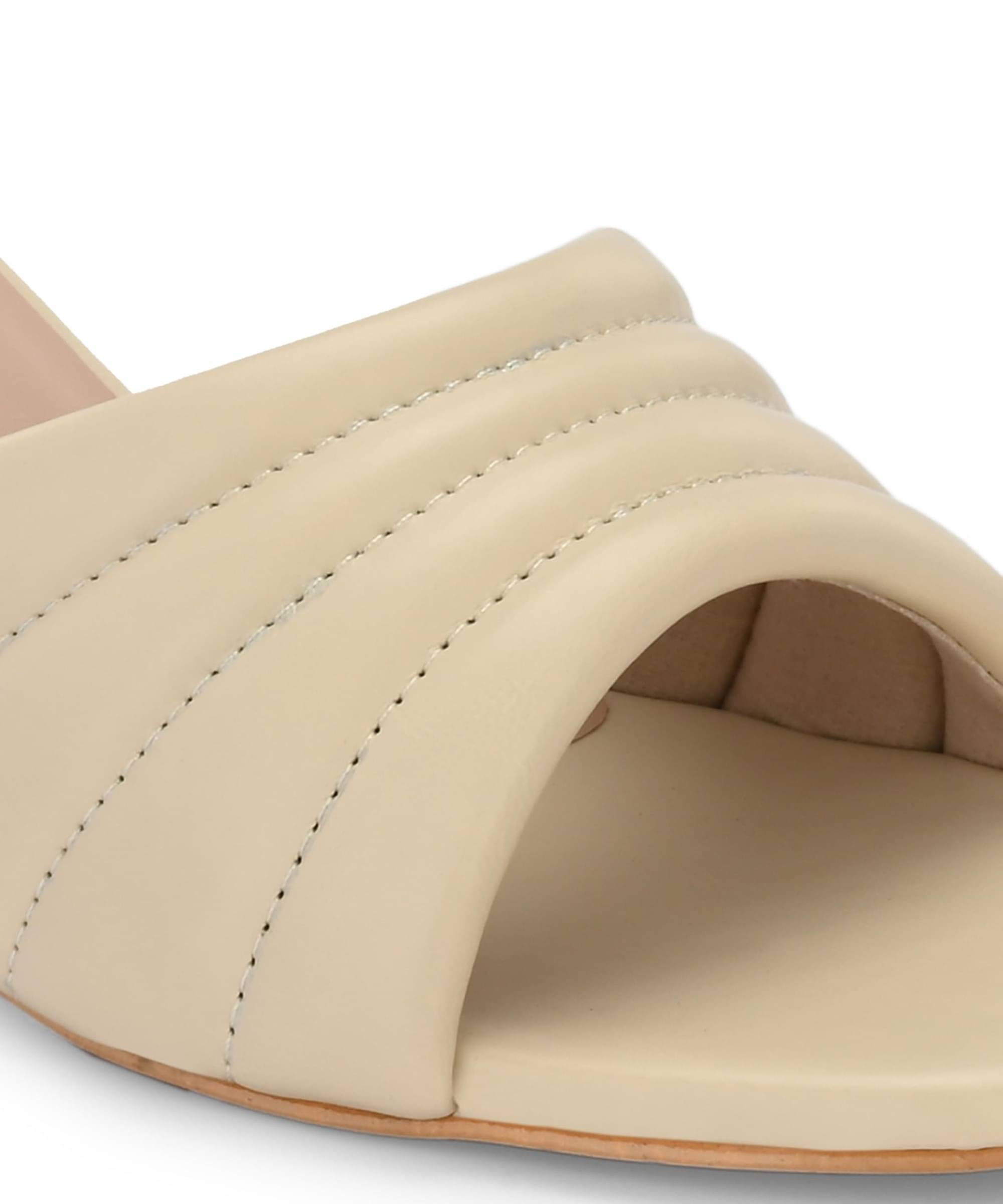     			CLOG LONDON Beige Women's Slip On Heels