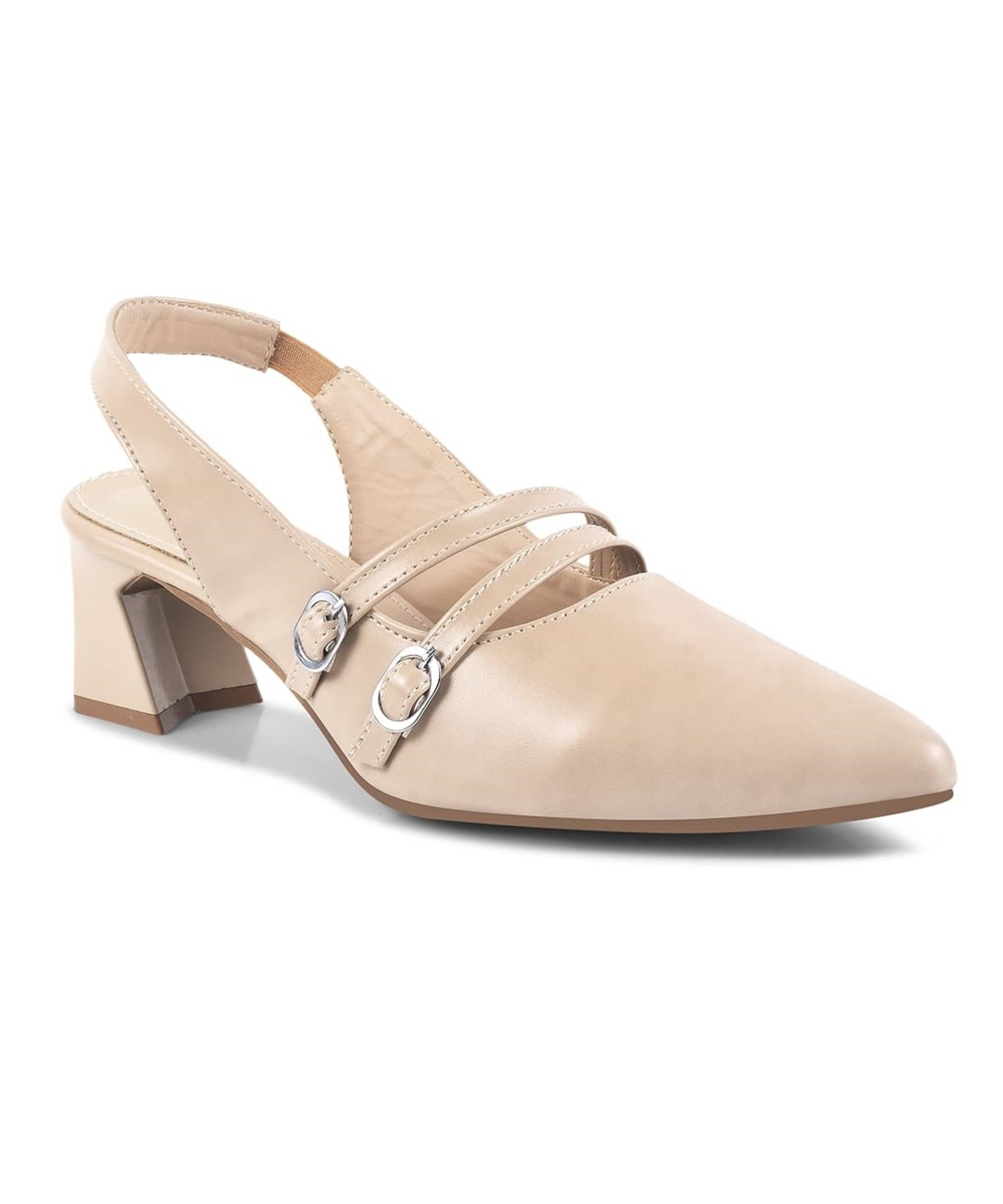     			CLOG LONDON Beige Women's Pumps Heels