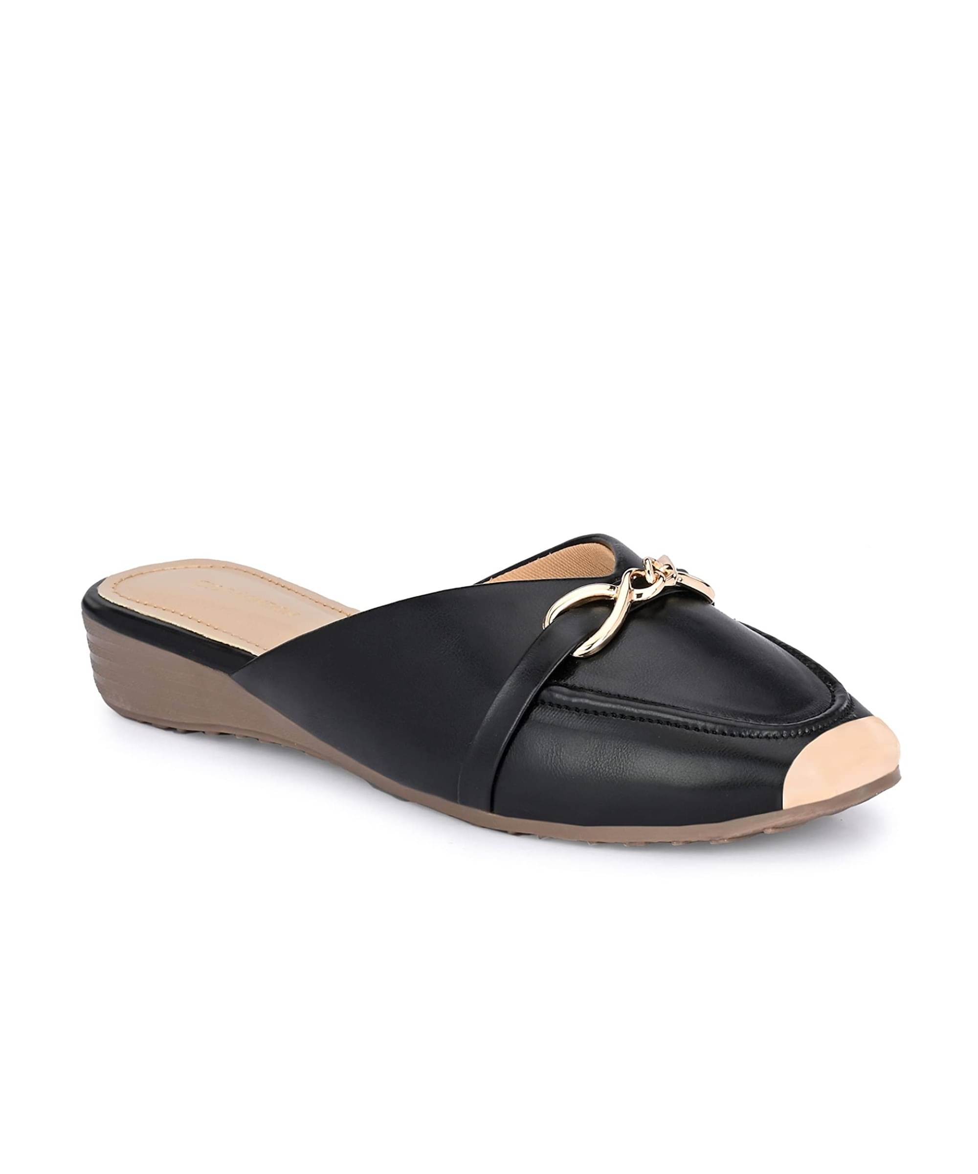     			CLOG LONDON Black Women's Slip On Heels