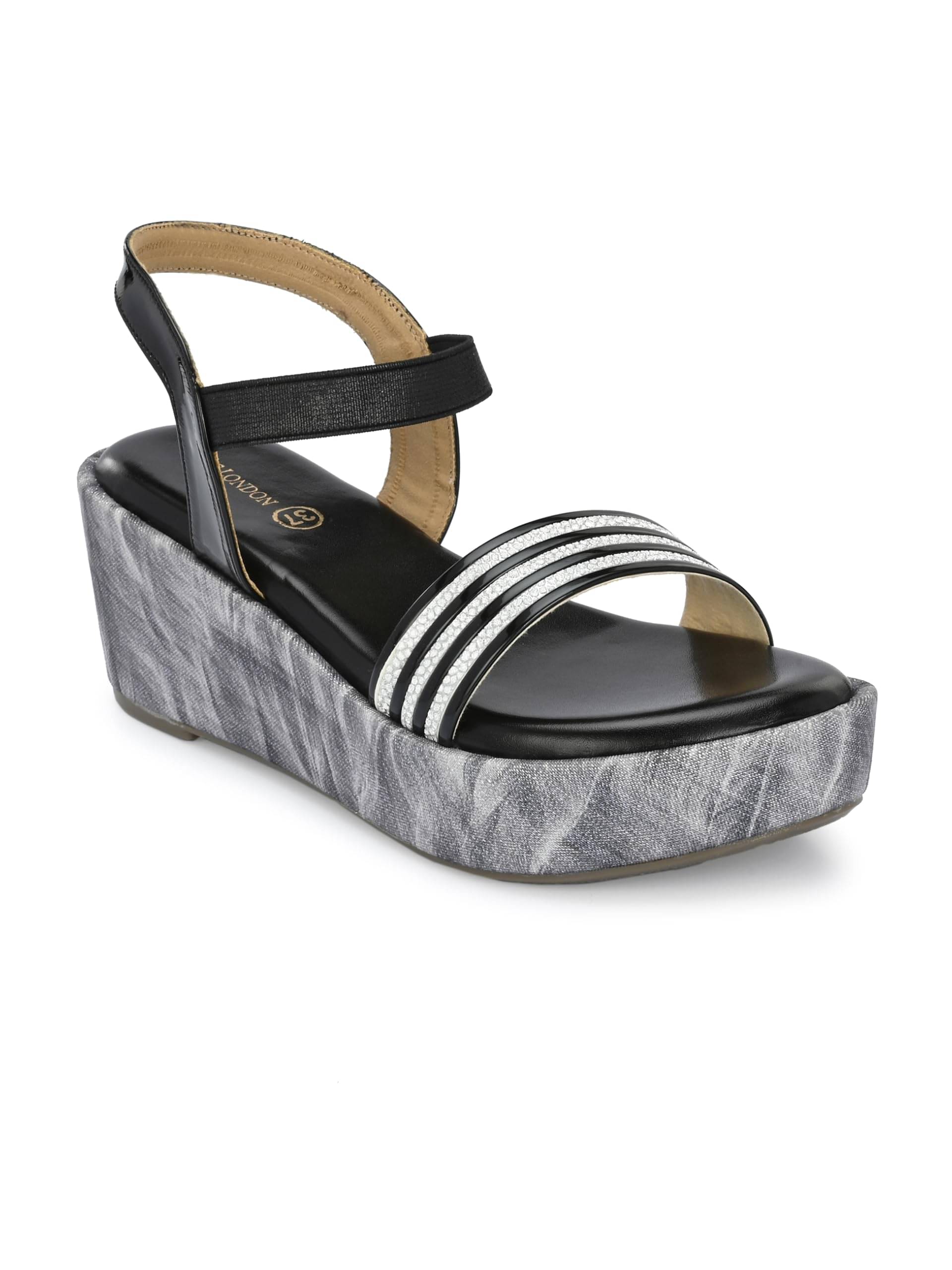     			CLOG LONDON Black Women's Slip On Heels