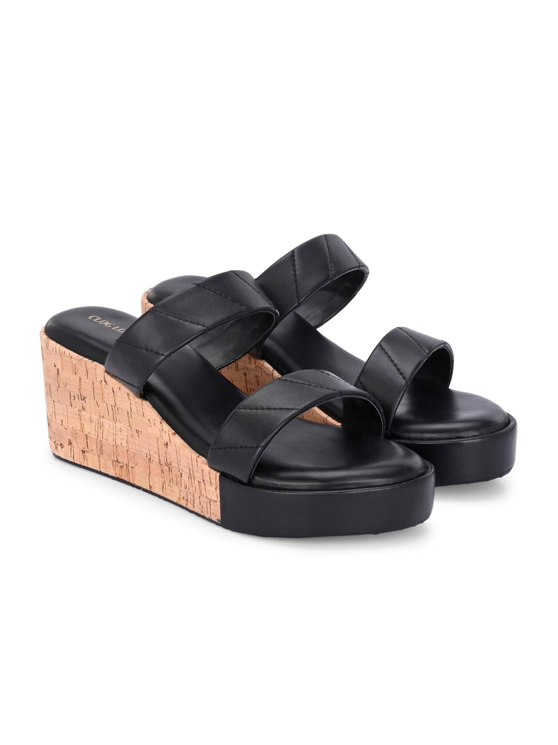     			CLOG LONDON Black Women's Slip On Heels