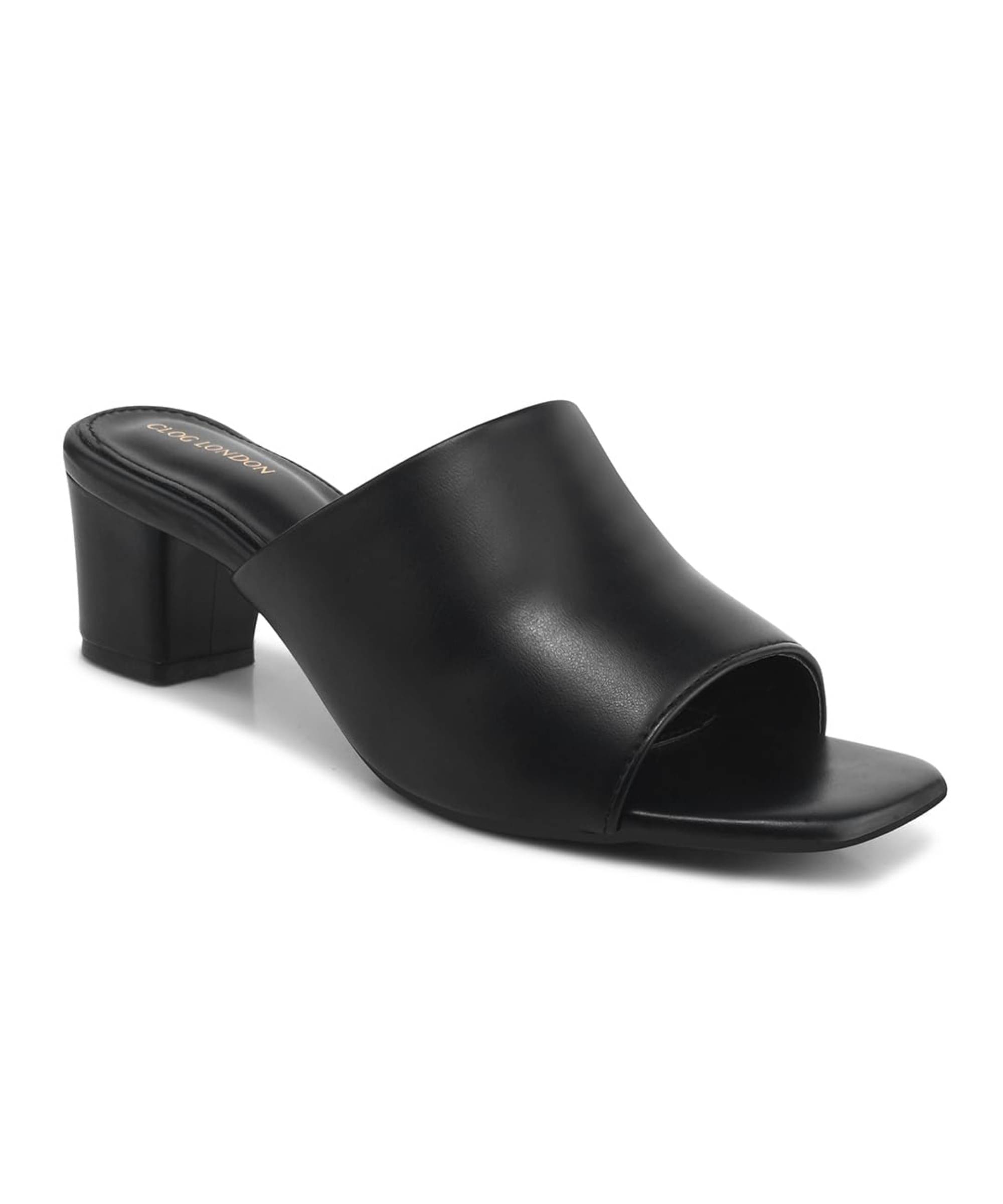     			CLOG LONDON Black Women's Slip On Heels