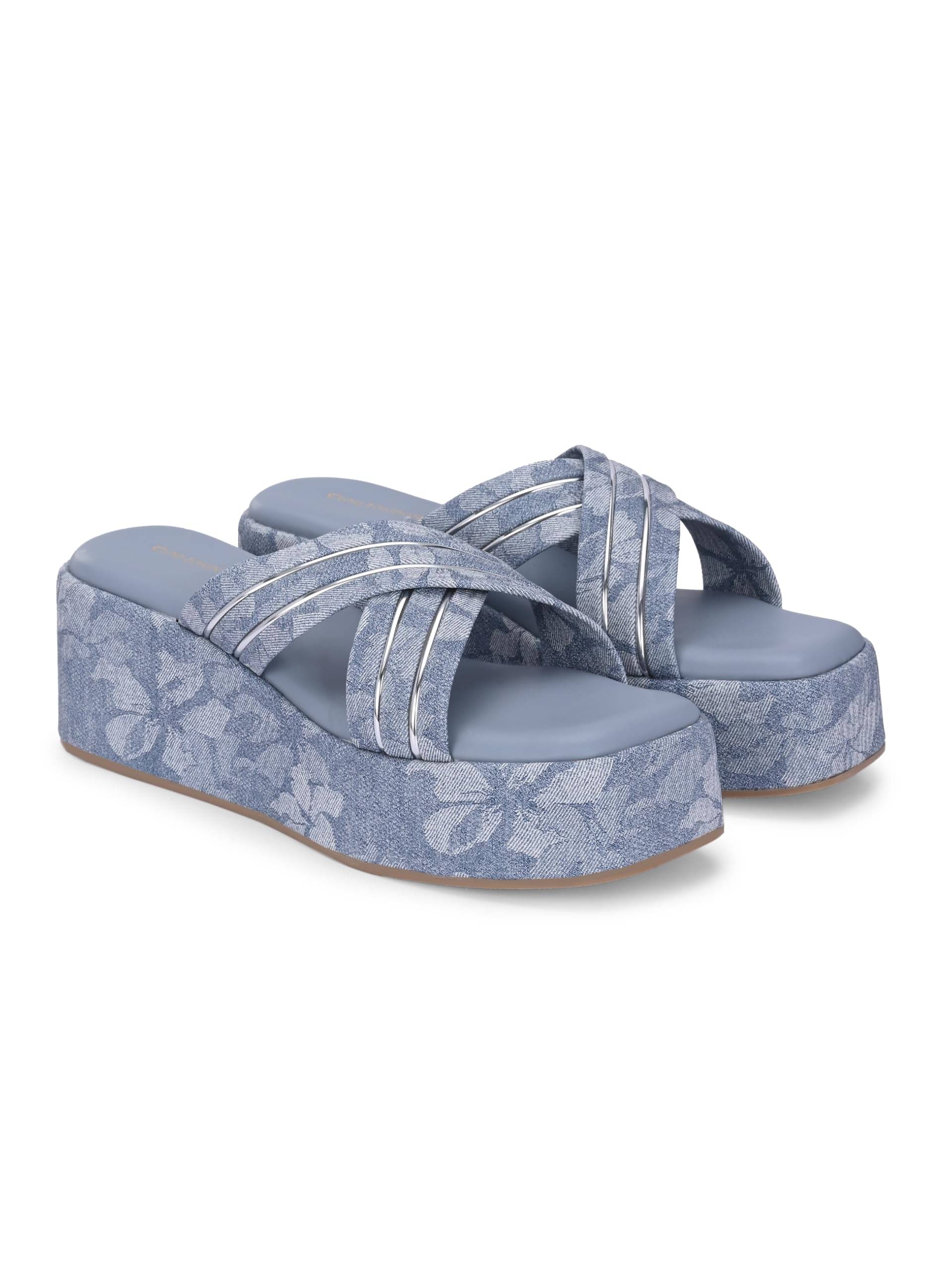     			CLOG LONDON Blue Women's Slip On Heels