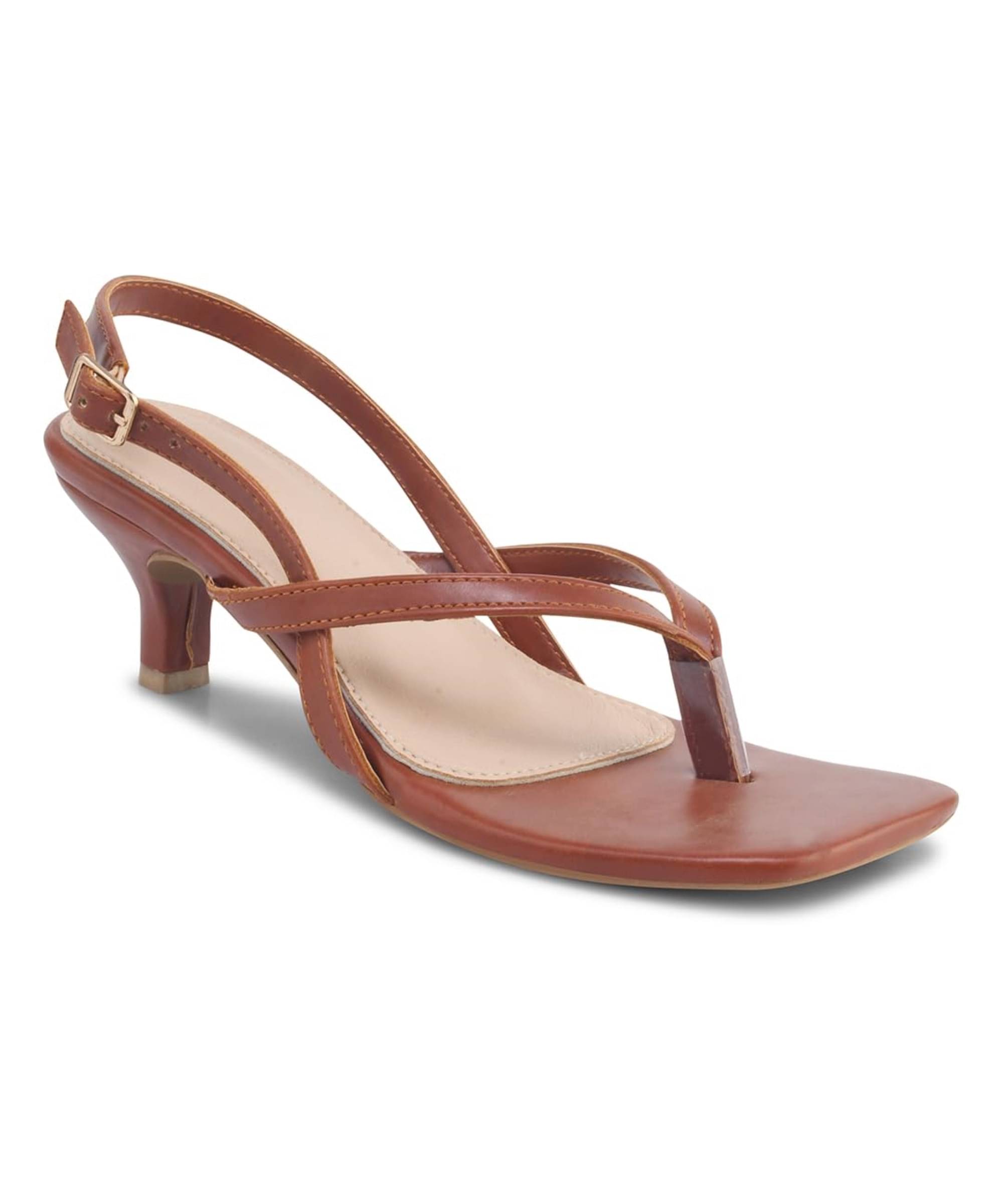 CLOG LONDON Brown Women's Slip On Heels CLOG LONDON Brown Women's Slip On Heels