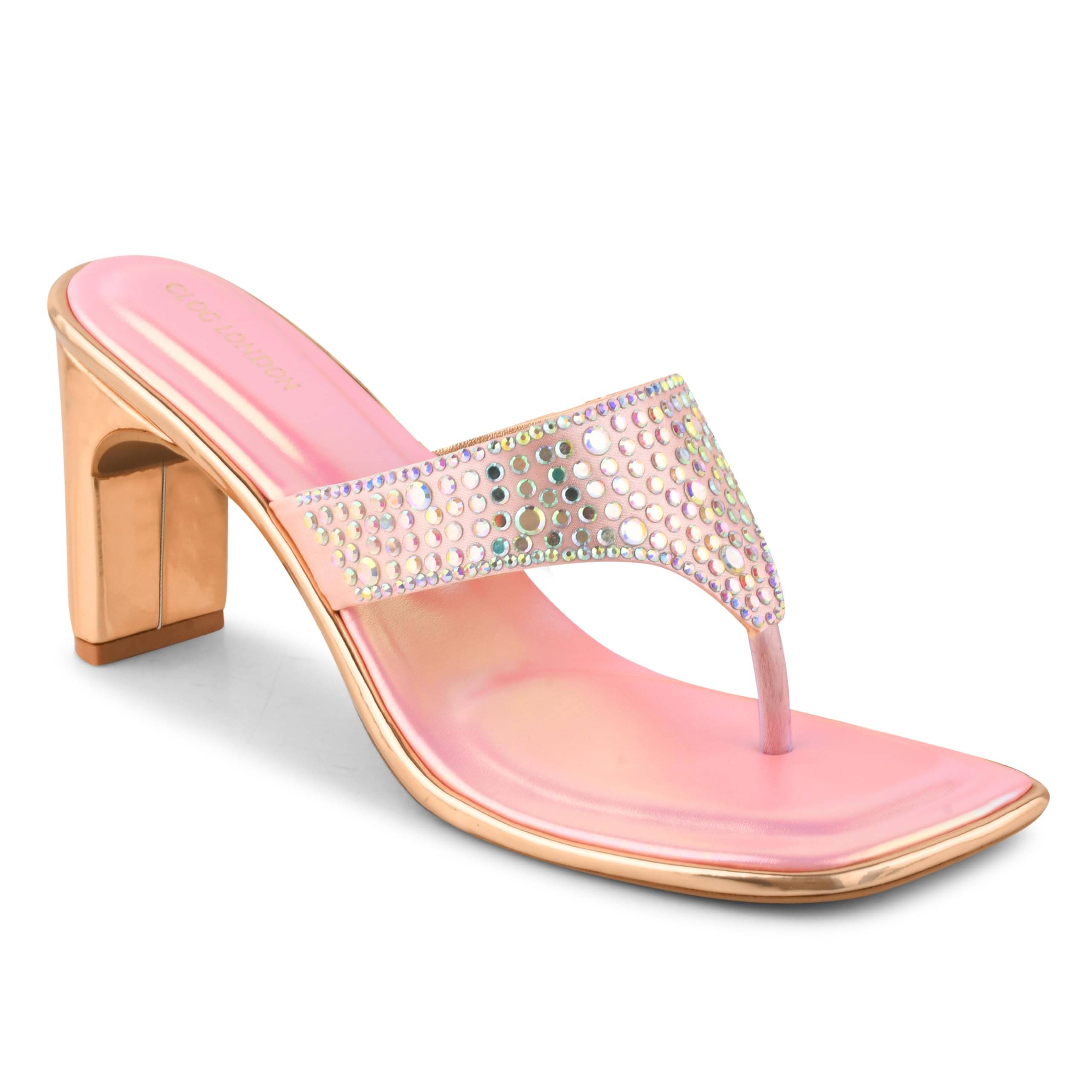     			CLOG LONDON Pink Women's Slip On Heels